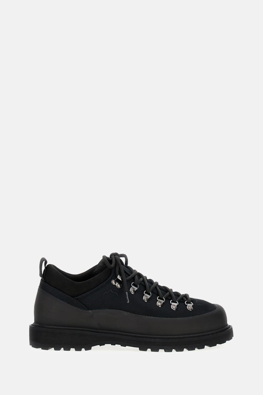 Diemme Roccia Basso Sport Leather Sneakers In Black