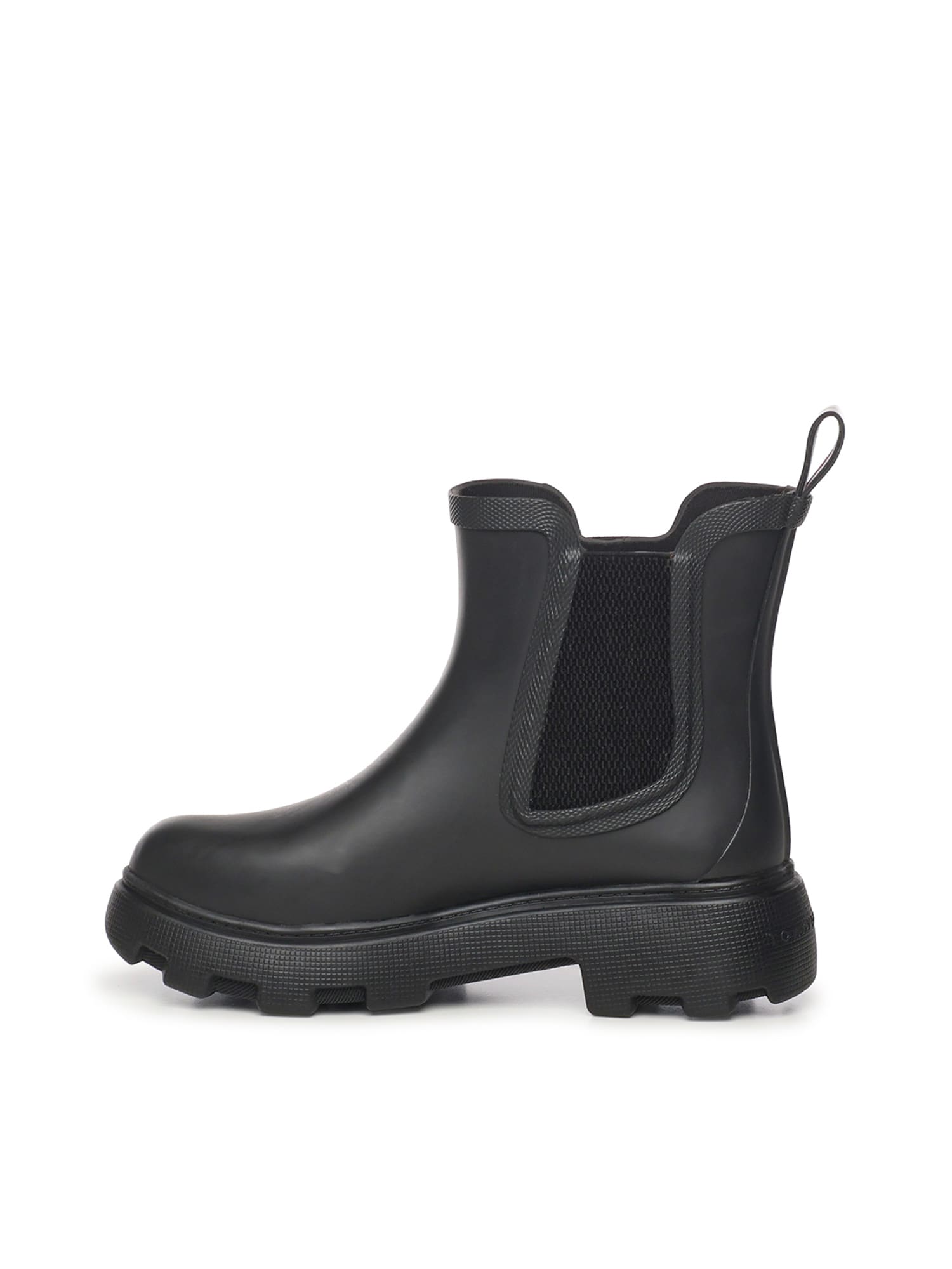 Tommy Hilfiger Rubber Rain Boots In Black