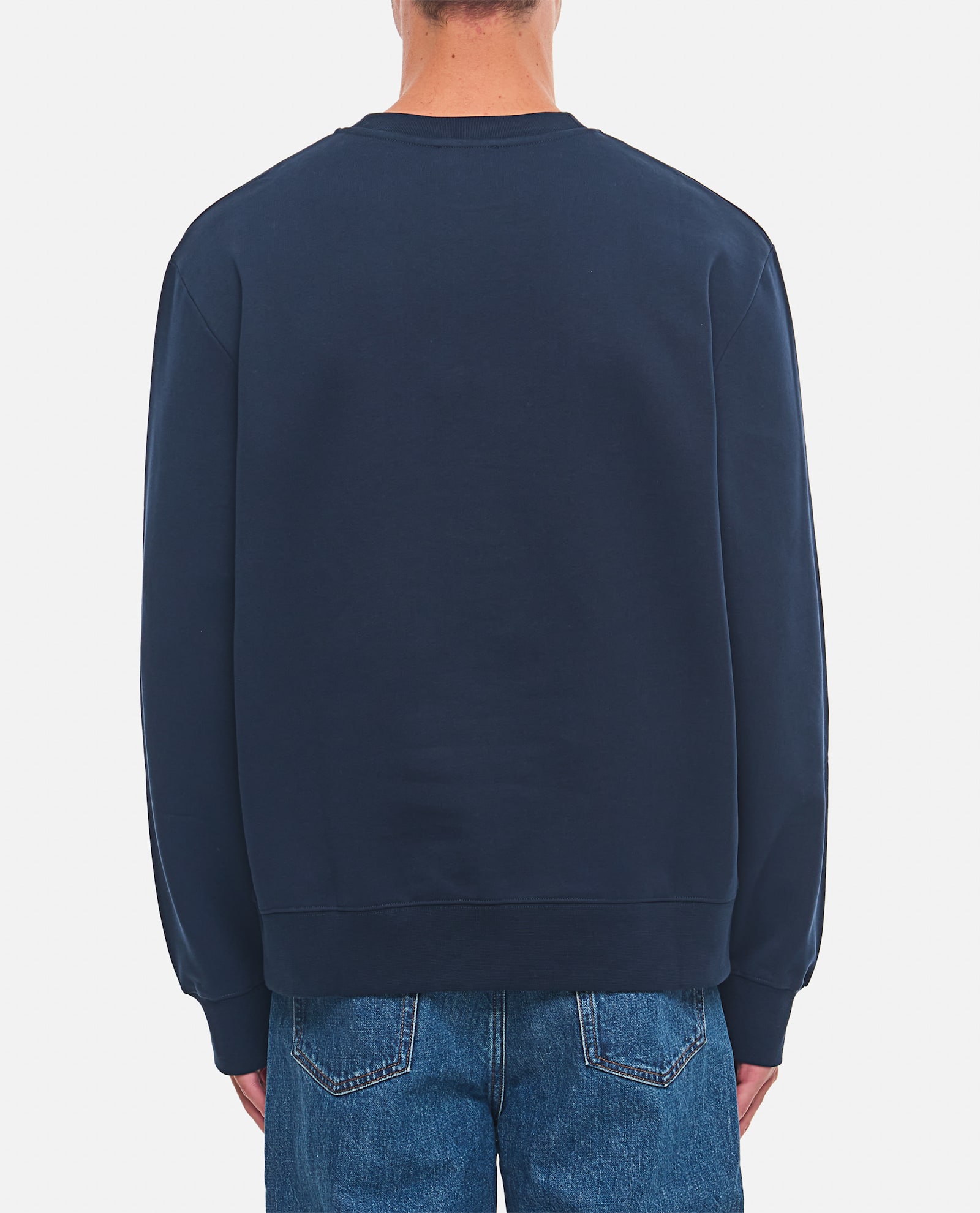 Shop Apc Boxy Guitare Sweatshirt In Blue