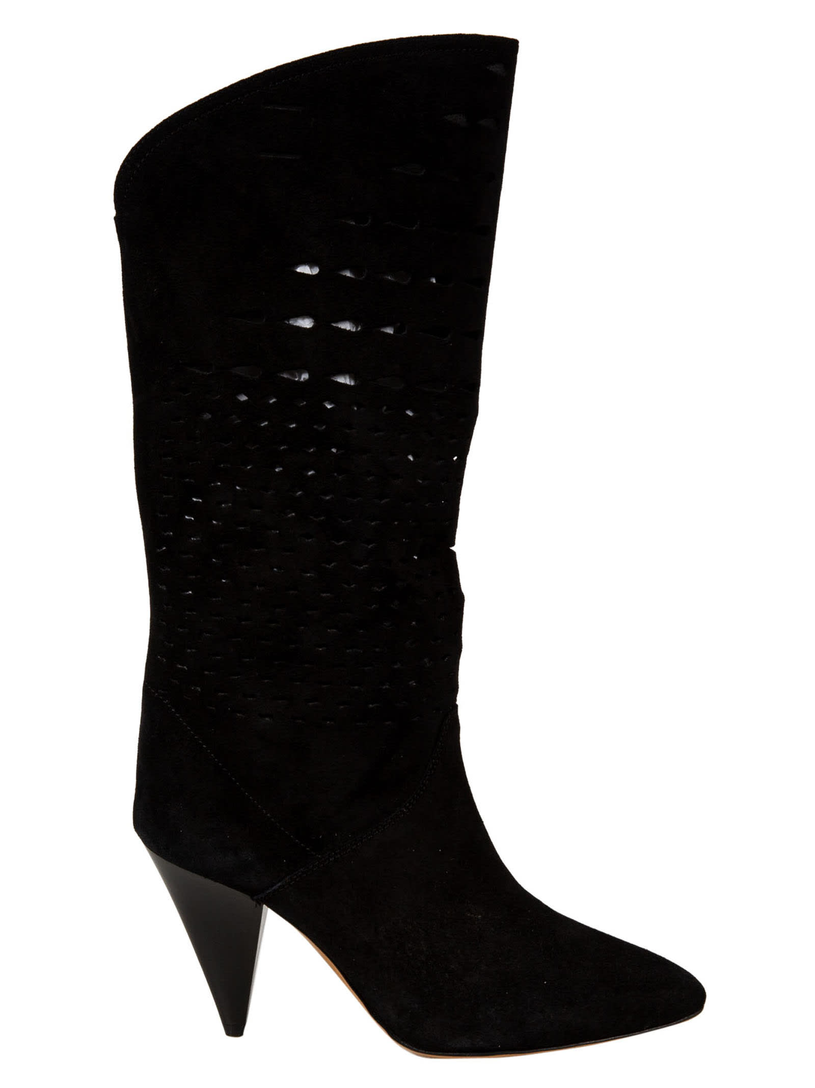 Buy Isabel Marant Lurrey Perforated Boots online, shop Isabel Marant shoes with free shipping