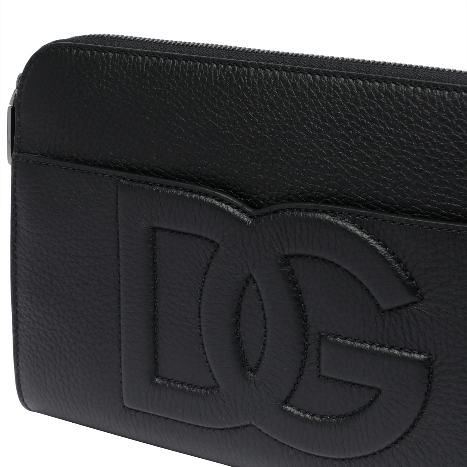 Shop Dolce & Gabbana Dg Logo Pochette In Black