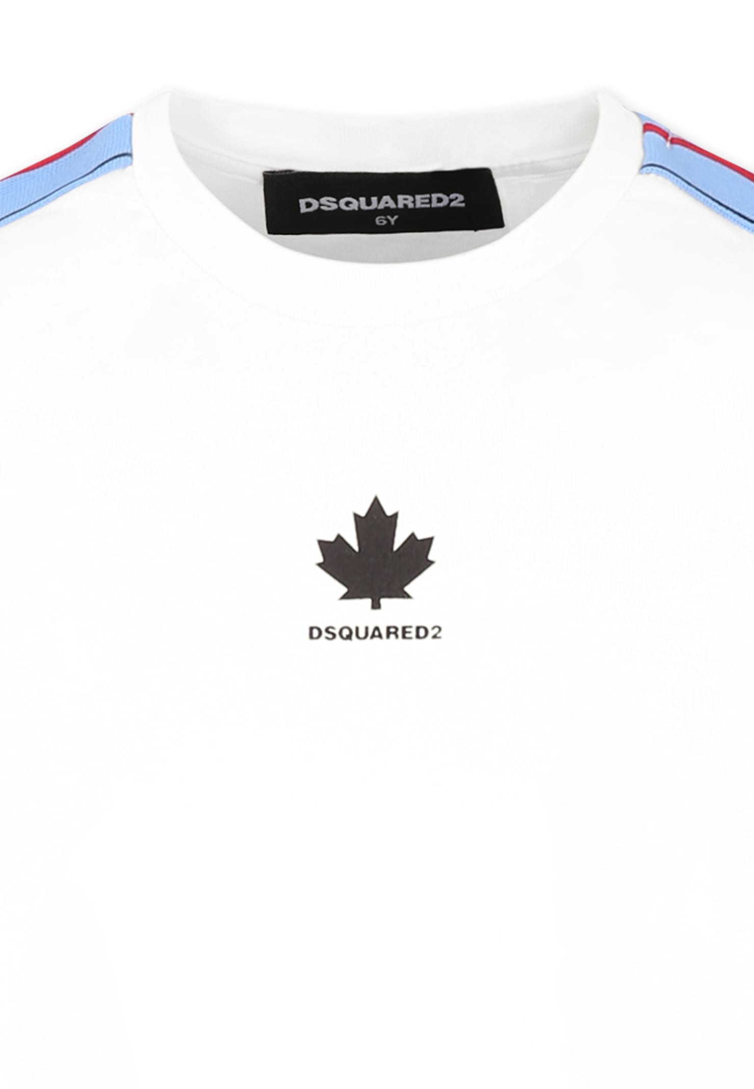 Dsquared2 White T-shirt For Boy With Logo In White
