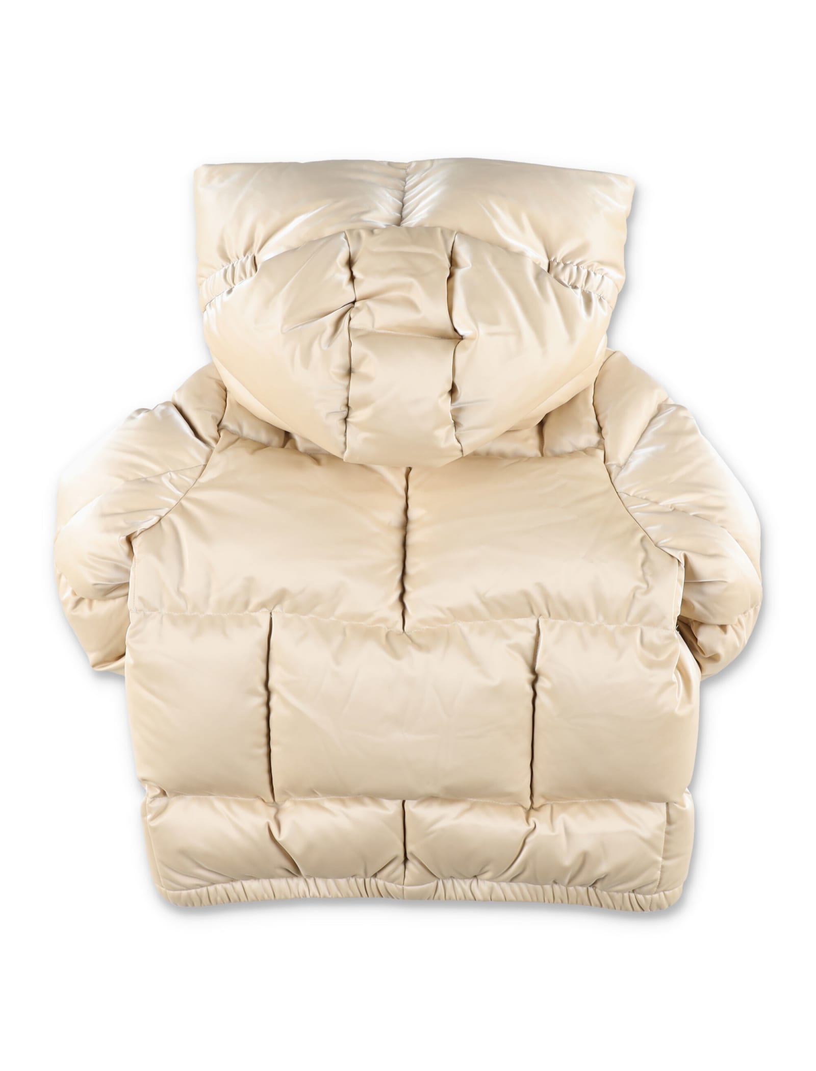 Shop K-way Esonne Heavy Brick-line Quilted Jacket In Burro