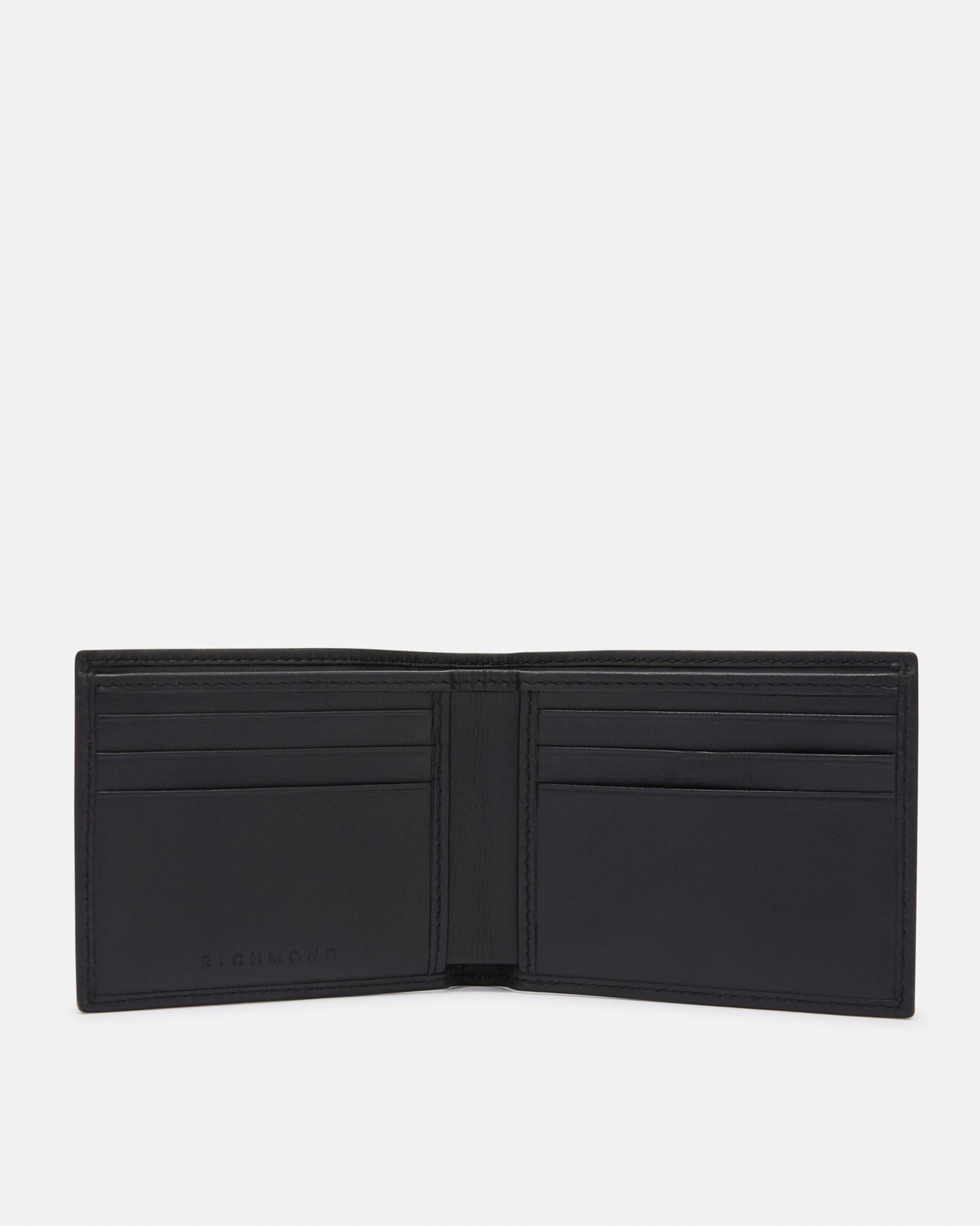 Shop John Richmond Wallets With Logo In Nero