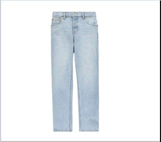 Shop Levi's Blue Jeans For Boy With Logo In Denim