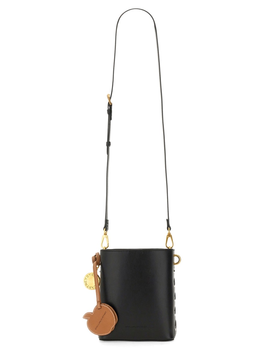 Shop Stella Mccartney Bucket Bag In Black