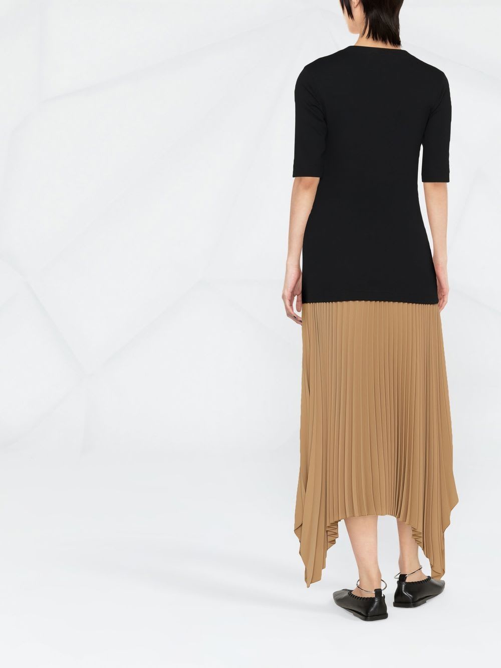 Brunello Cucinelli Cotton V-necked Sweater In Black