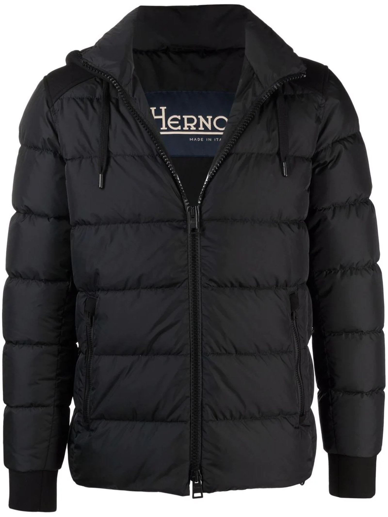 Herno Black Feather Down Jacket