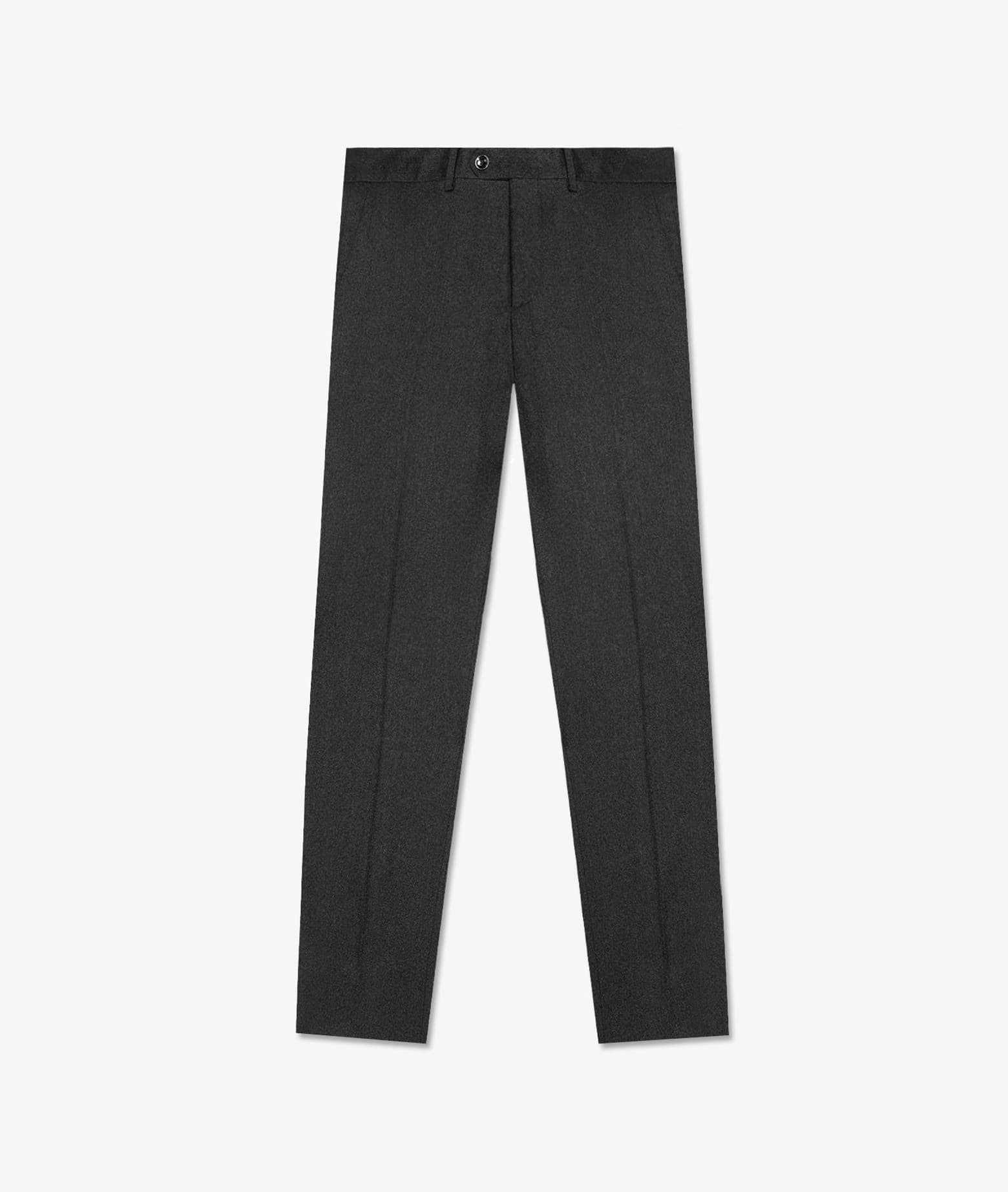 Larusmiani Velvet Trousers Howard Pants In Gray