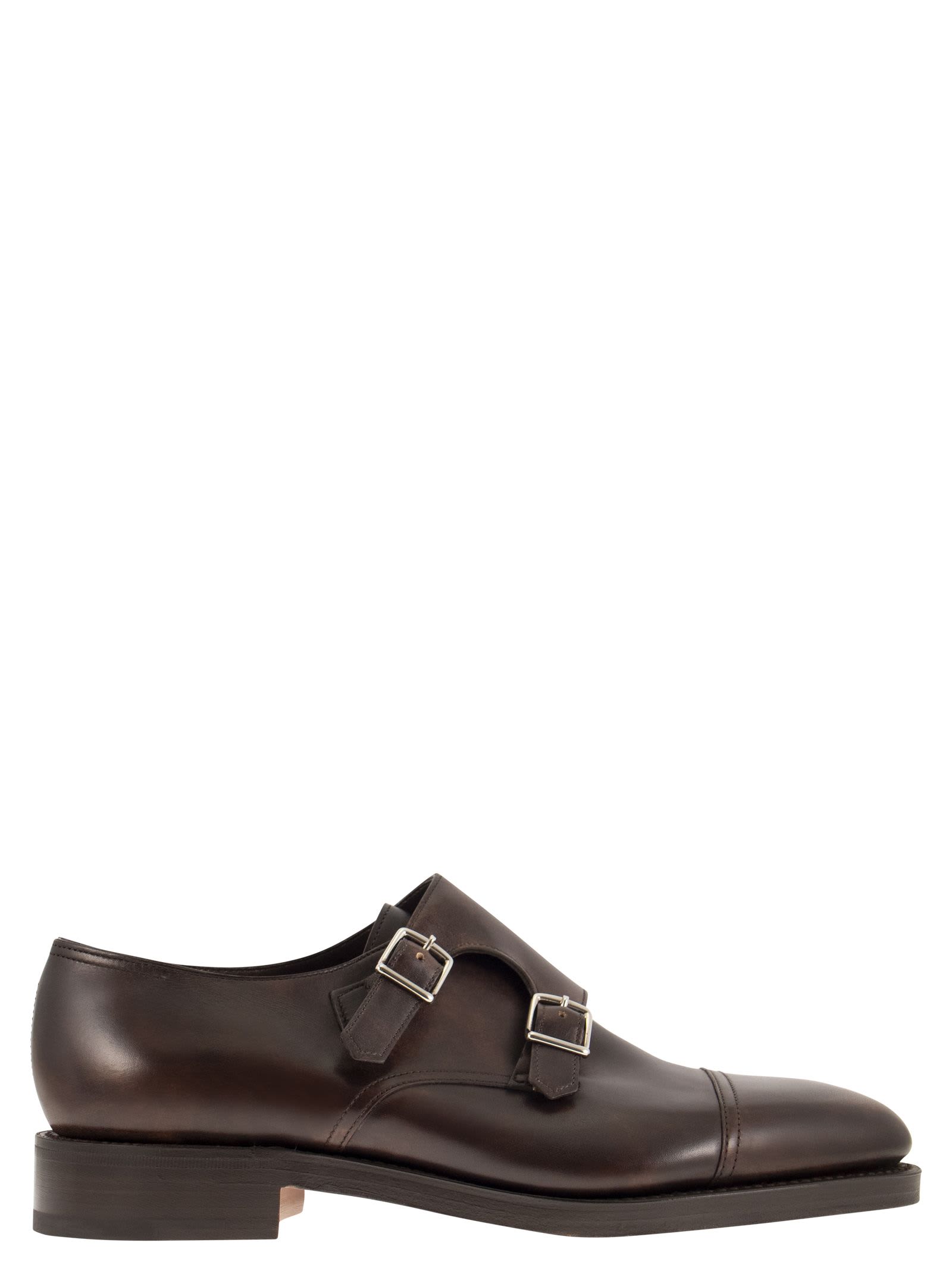 john lobb william - shoe with double buckle