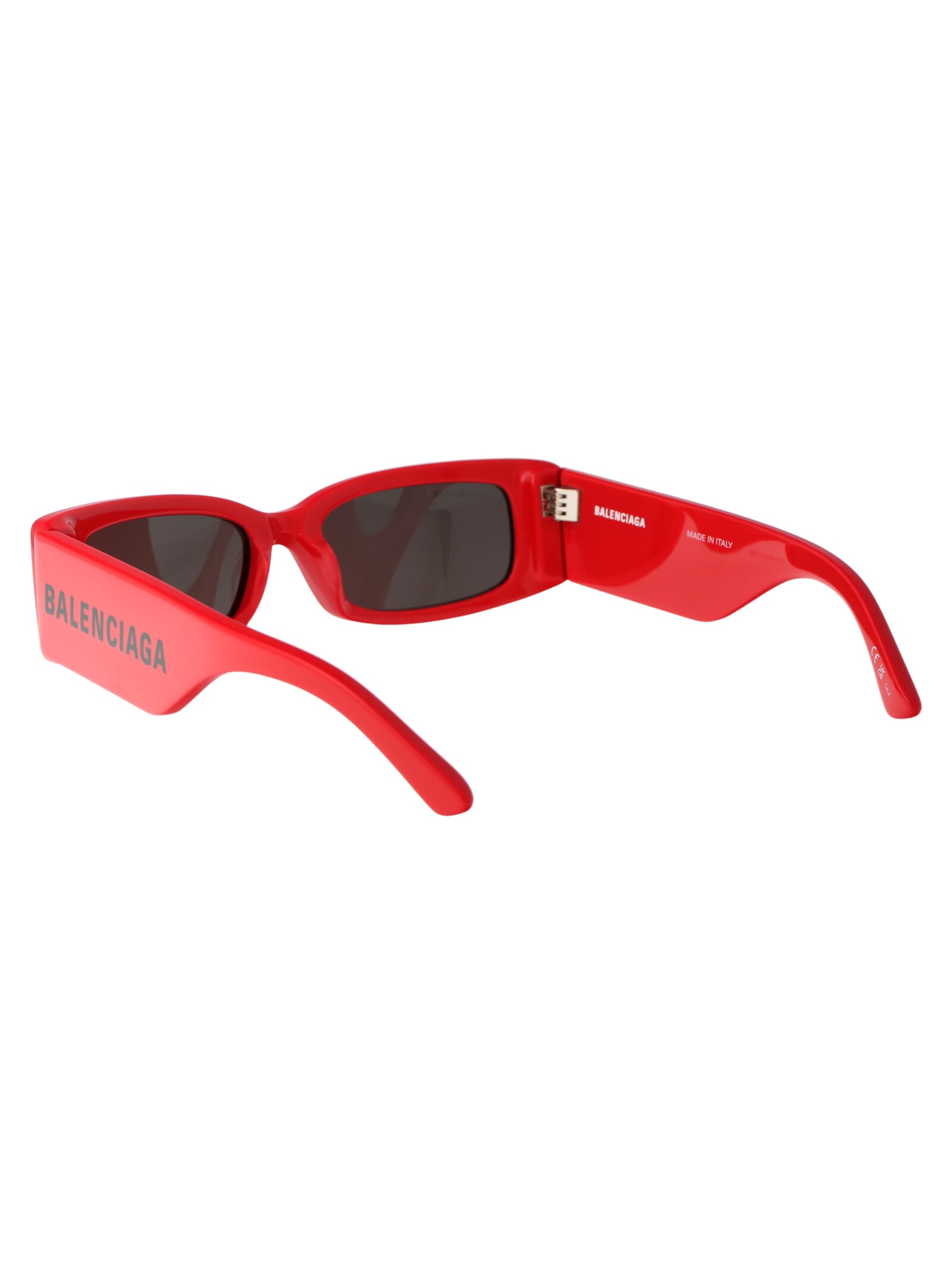 Shop Balenciaga Bb0260s Sunglasses In 005 Red Red Grey