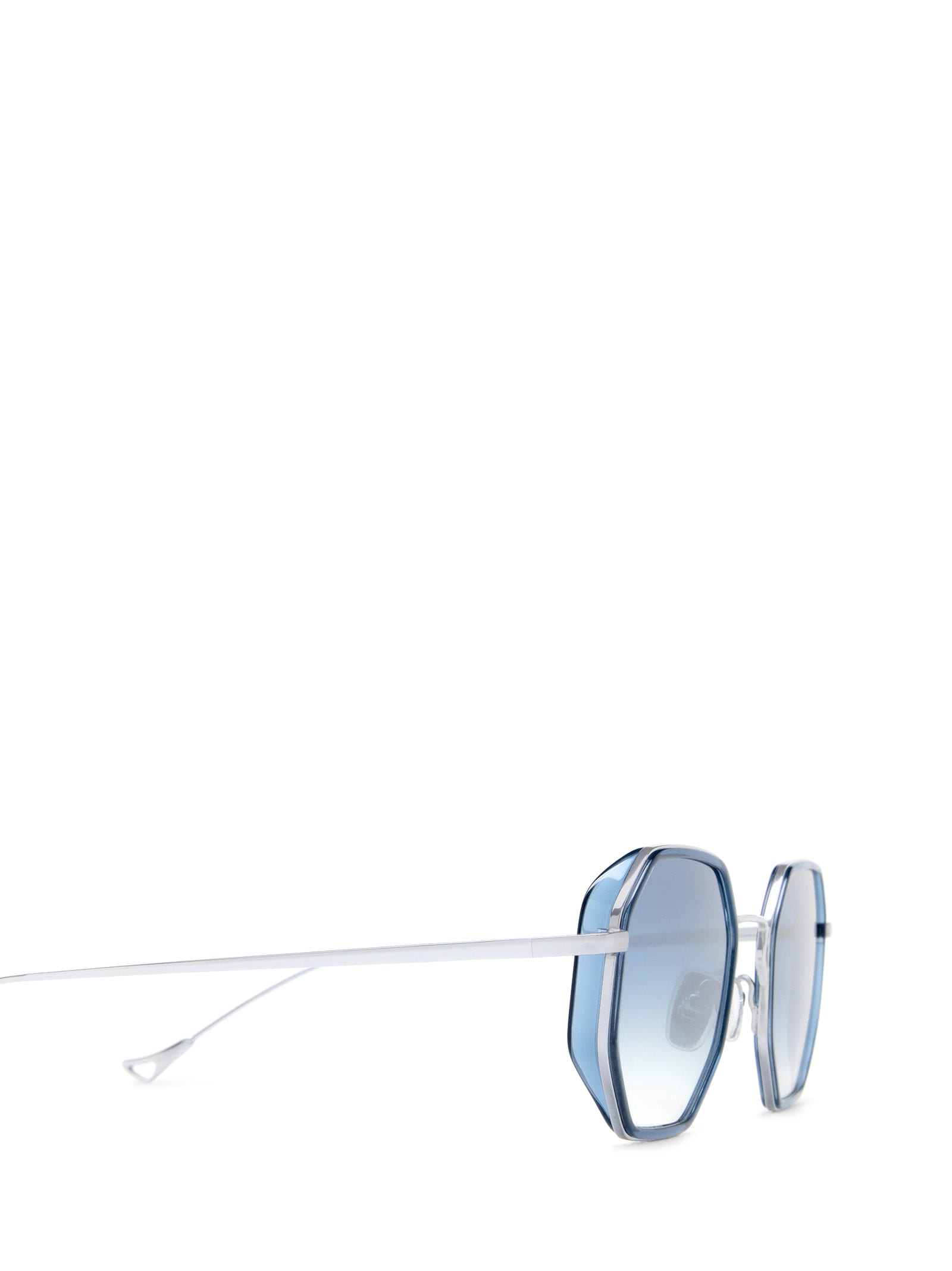 Shop Eyepetizer Tommaso 2 Transparent Blue Sunglasses