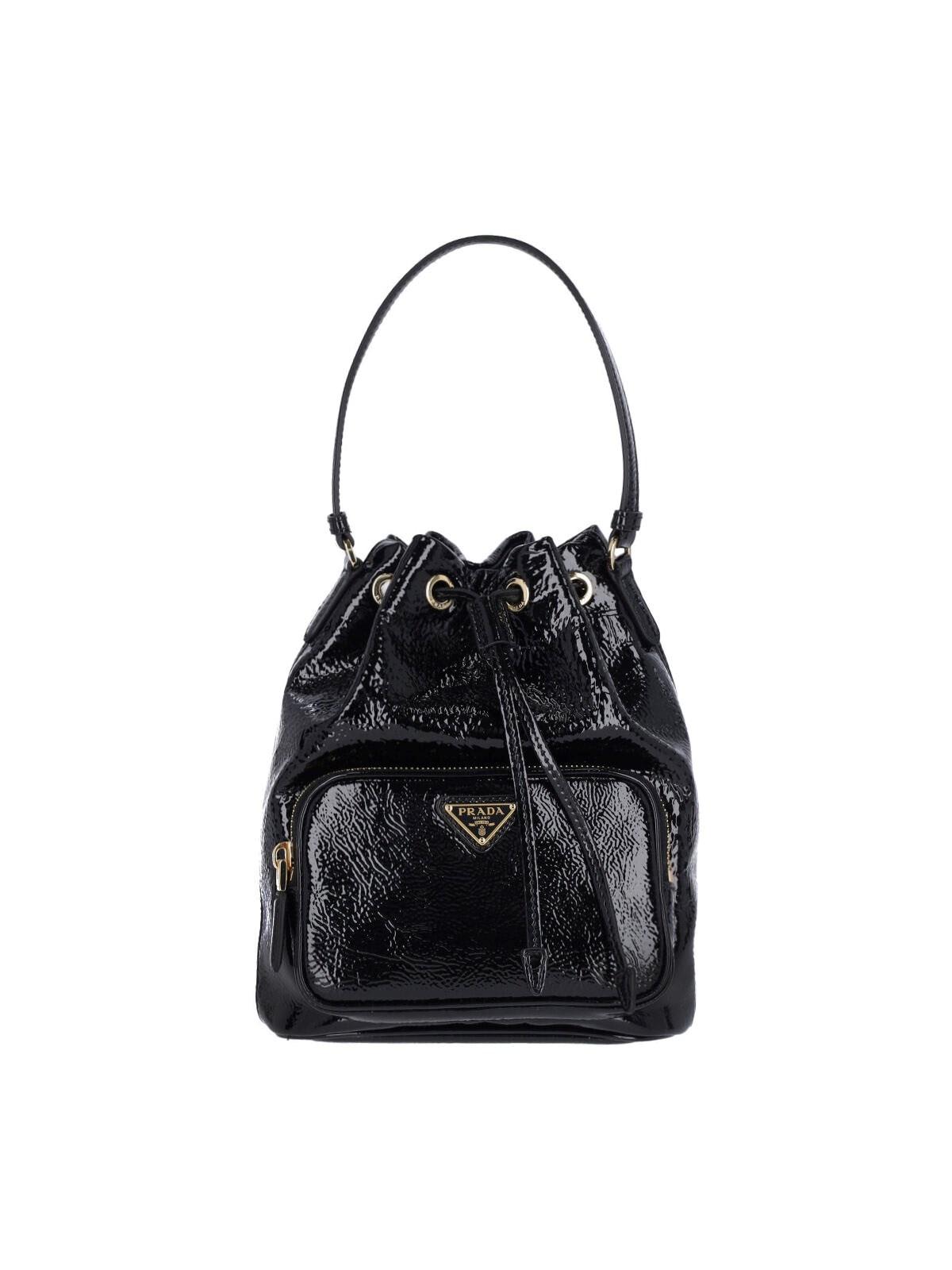 Prada Bucket Bags In Black