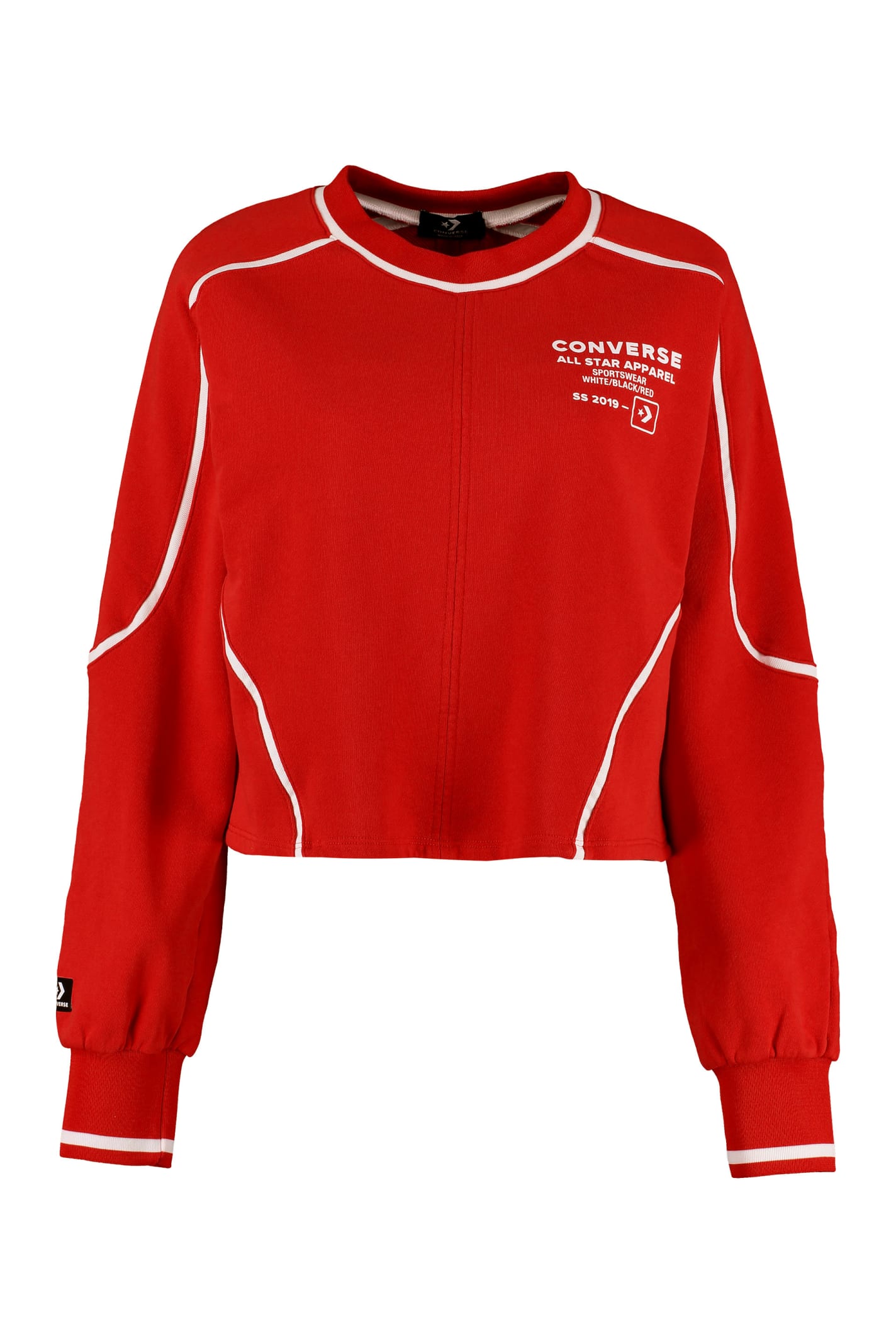 red converse sweatshirt