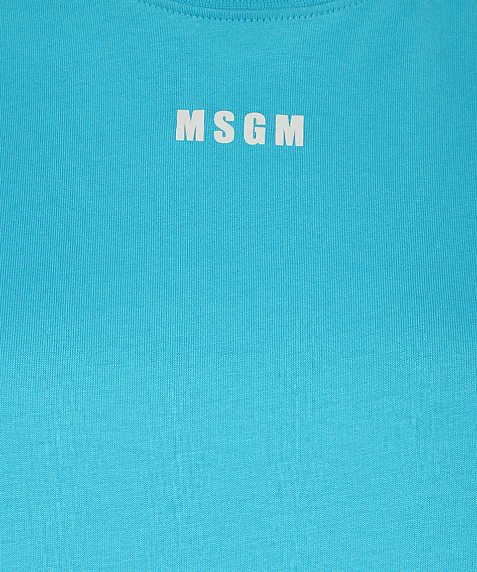 Msgm Woman Maxi Dress Azure Size M Cotton In Blue