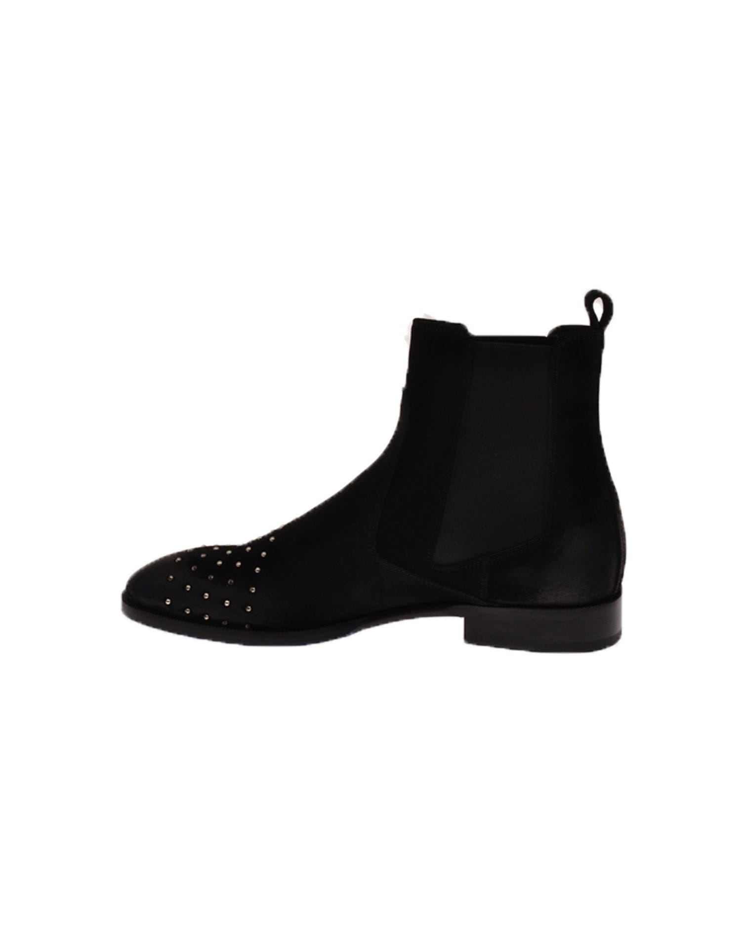 JOHN RICHMOND LEATHER ANKLE BOOTS WITH STUDS 