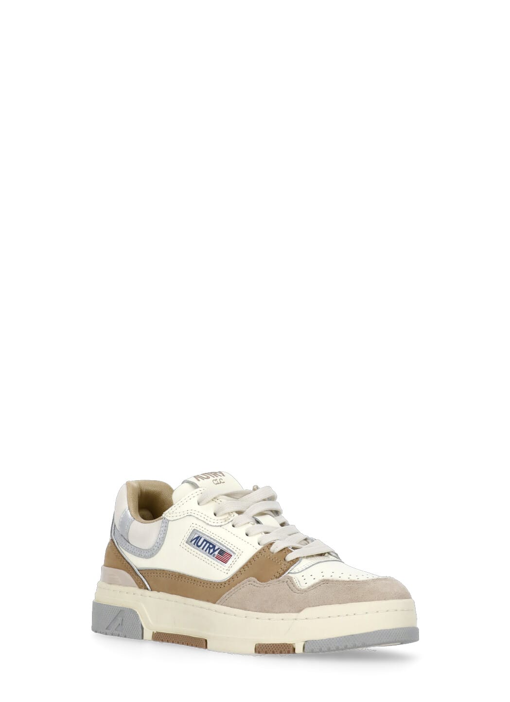 Shop Autry Clc Low Sneakers In Beige