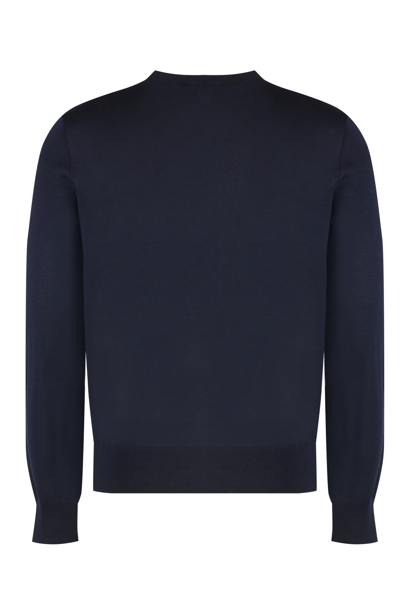 Shop Dsquared2 Crew-neck Wool Sweater In Grey