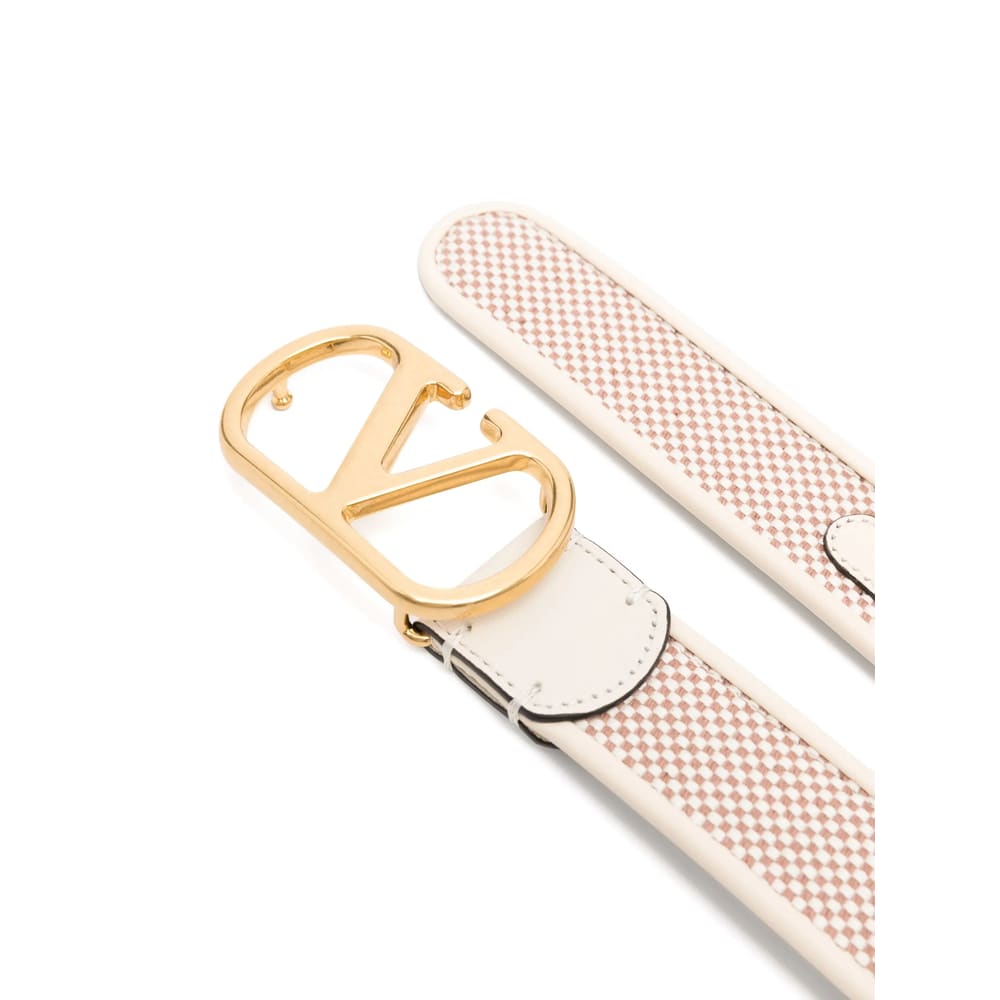 Valentino Neutral Belts In White