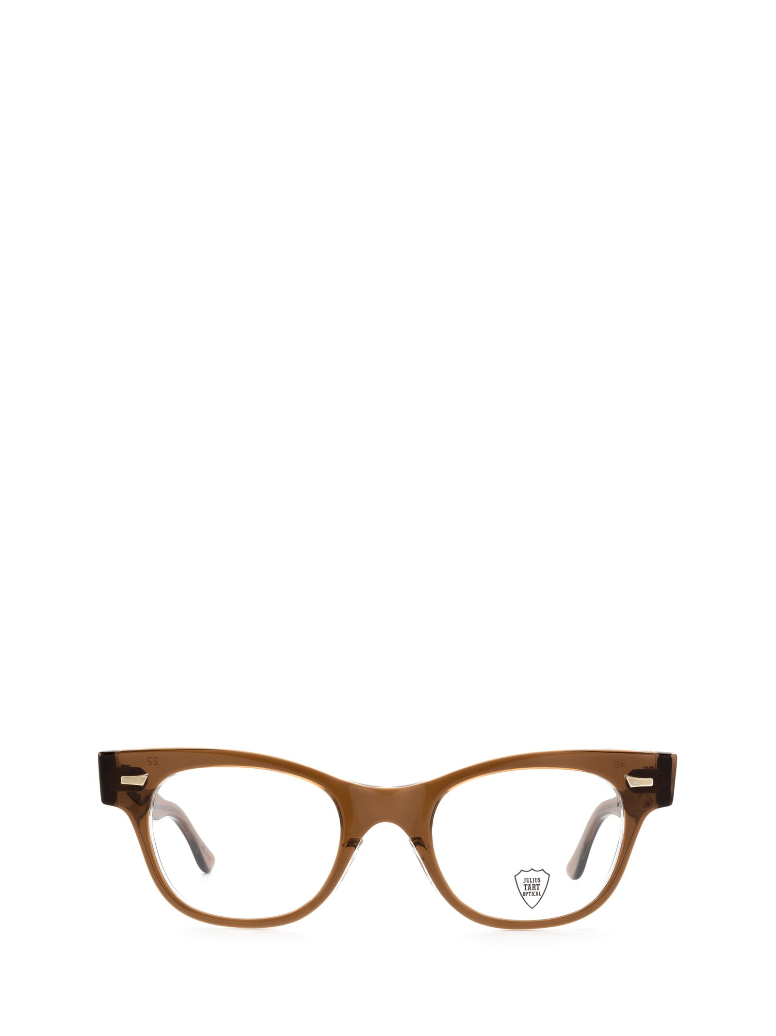 Julius Tart Optical Countdown Brown Crystal Ii Glasses