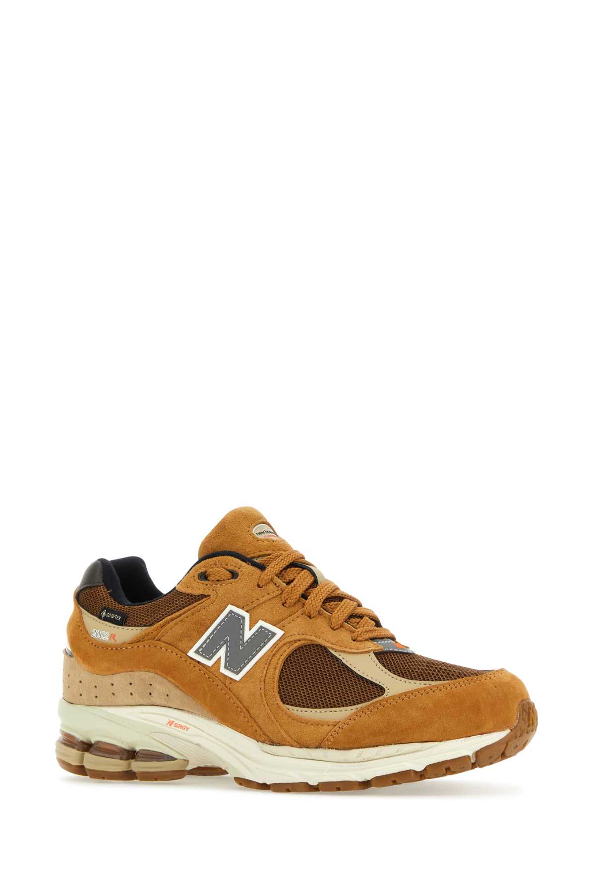 Shop New Balance Camel Suede And Mesh 2002r Sneakers In Tobacco