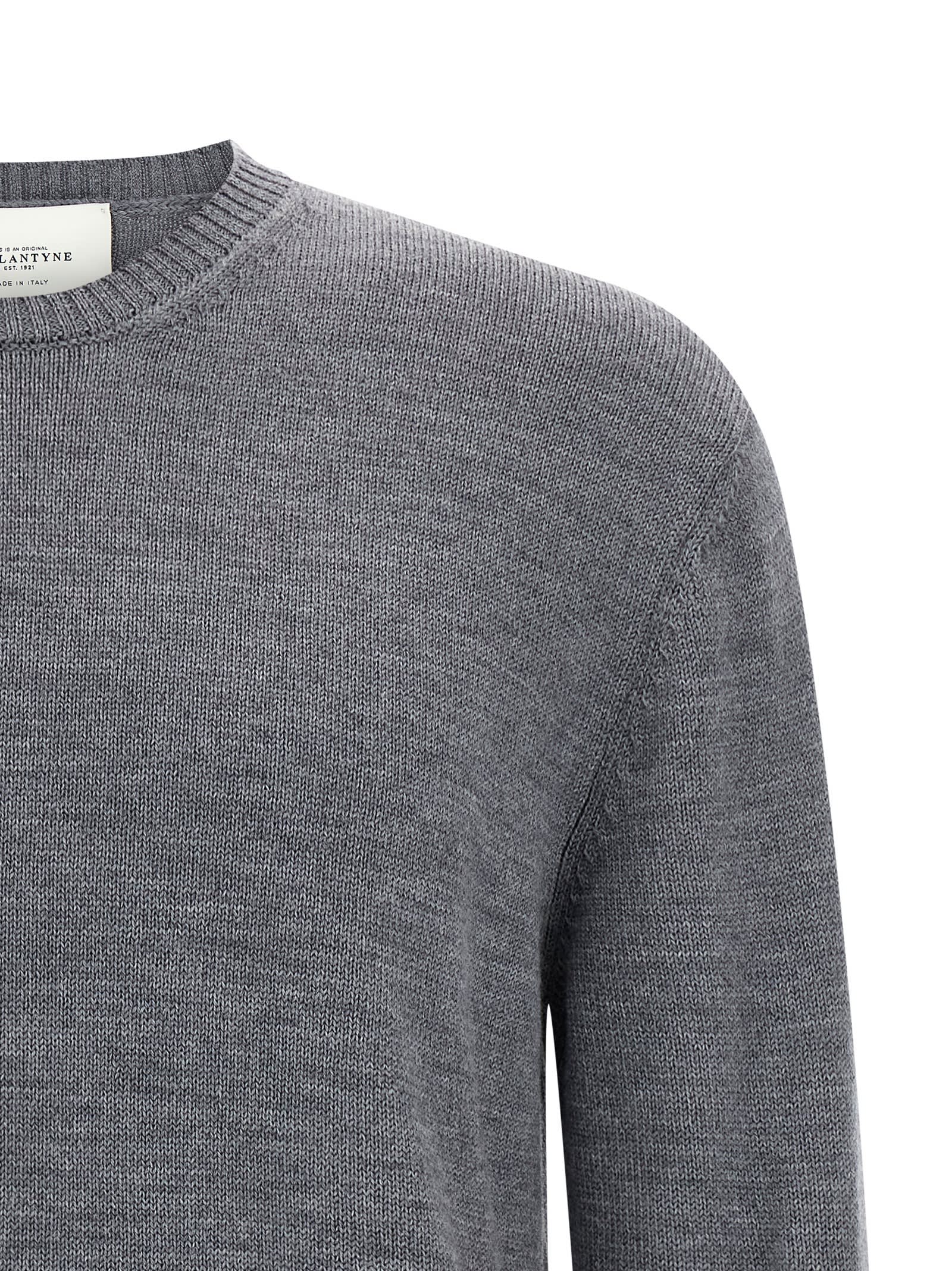 Ballantyne Merino Sweater Sweaters And Cardigans Gray In Gray