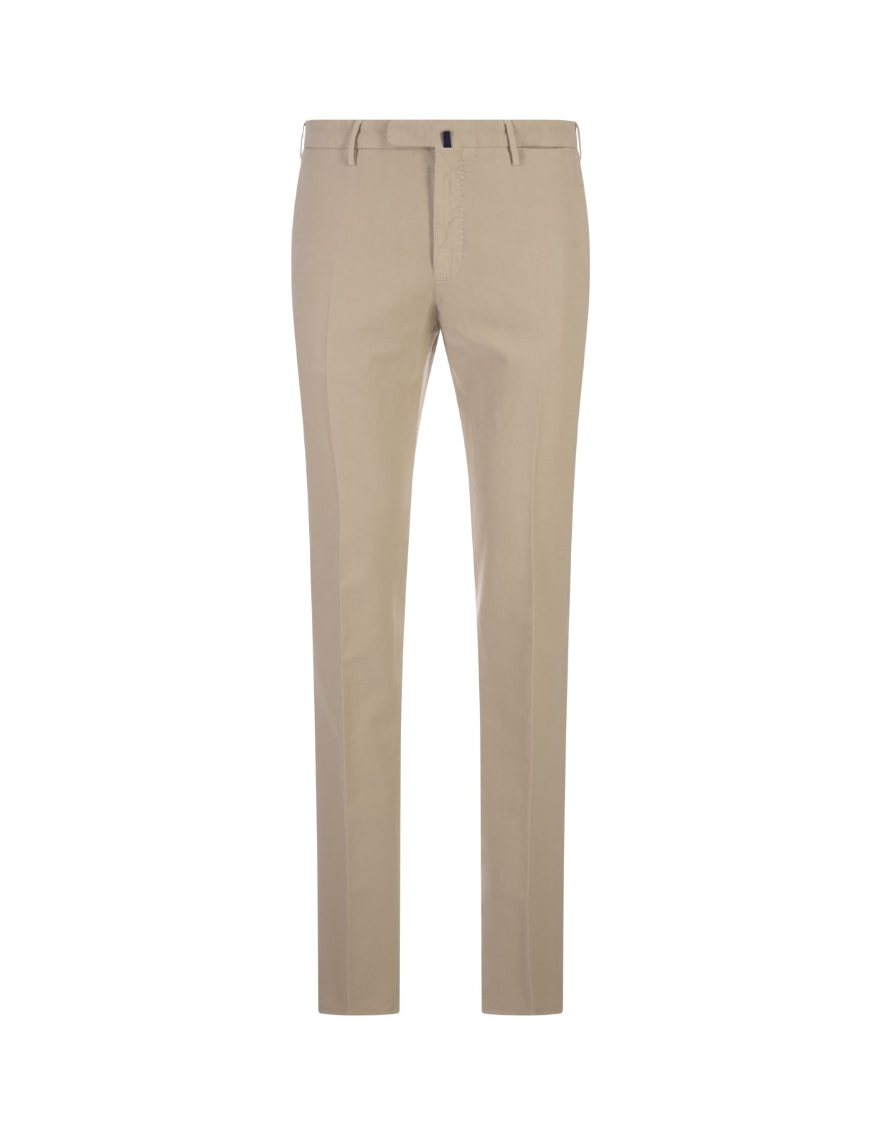 Incotex Slim Fit Trousers In Beige Certified Doeskin In Marrone
