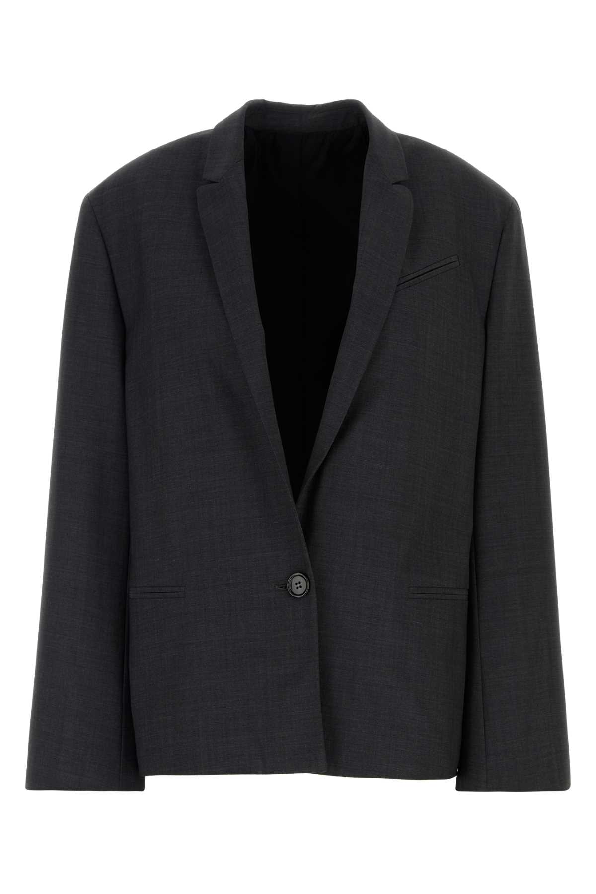 Shop Philosophy Di Lorenzo Serafini Graphite Stretch Jersey Blazer In Grigio