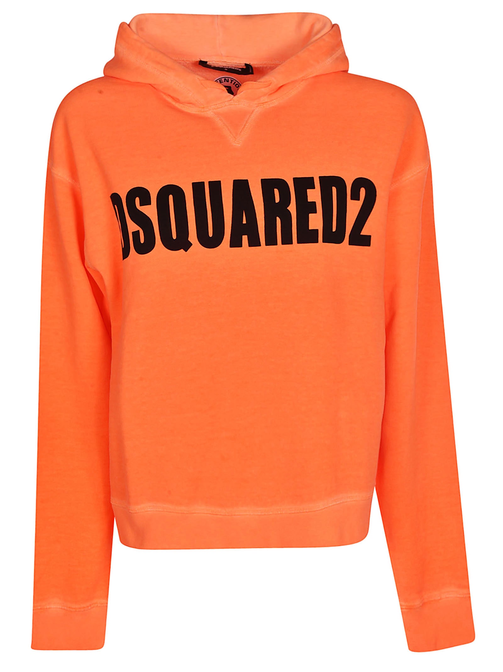 dsquared orange sweatshirt