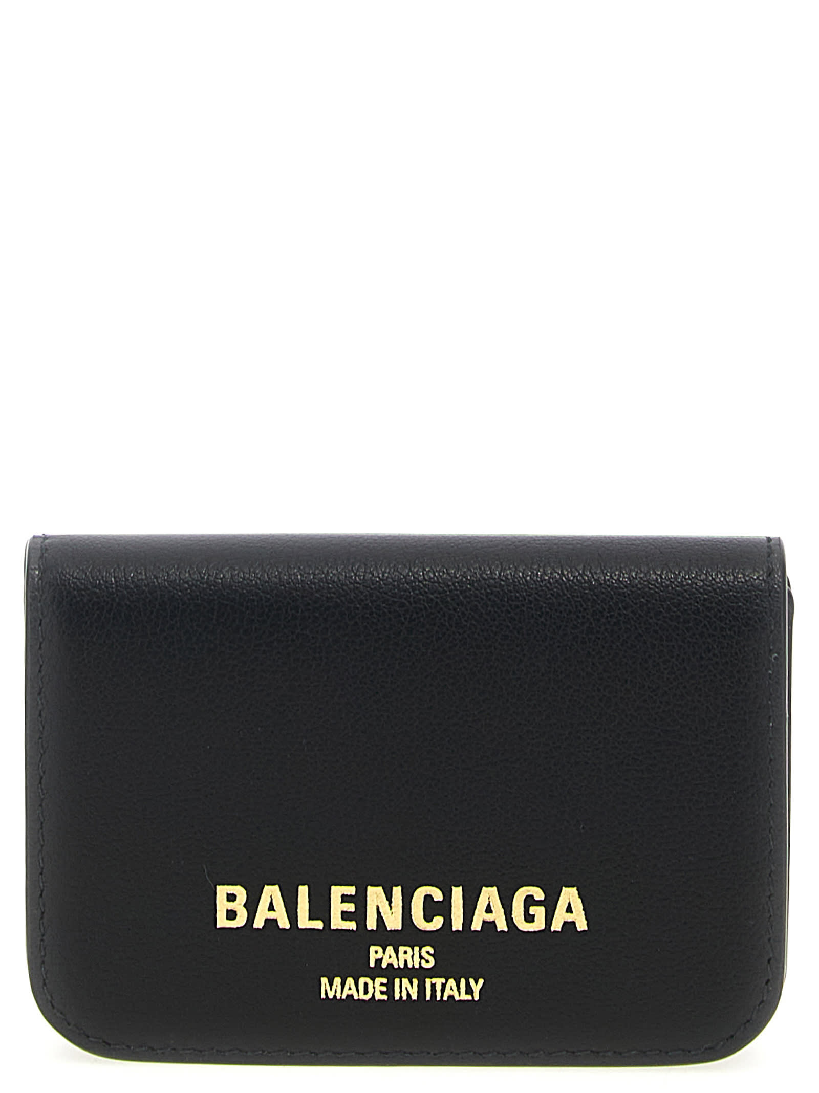 Balenciaga Mini Leather Cash 2.0 Trifold Wallet