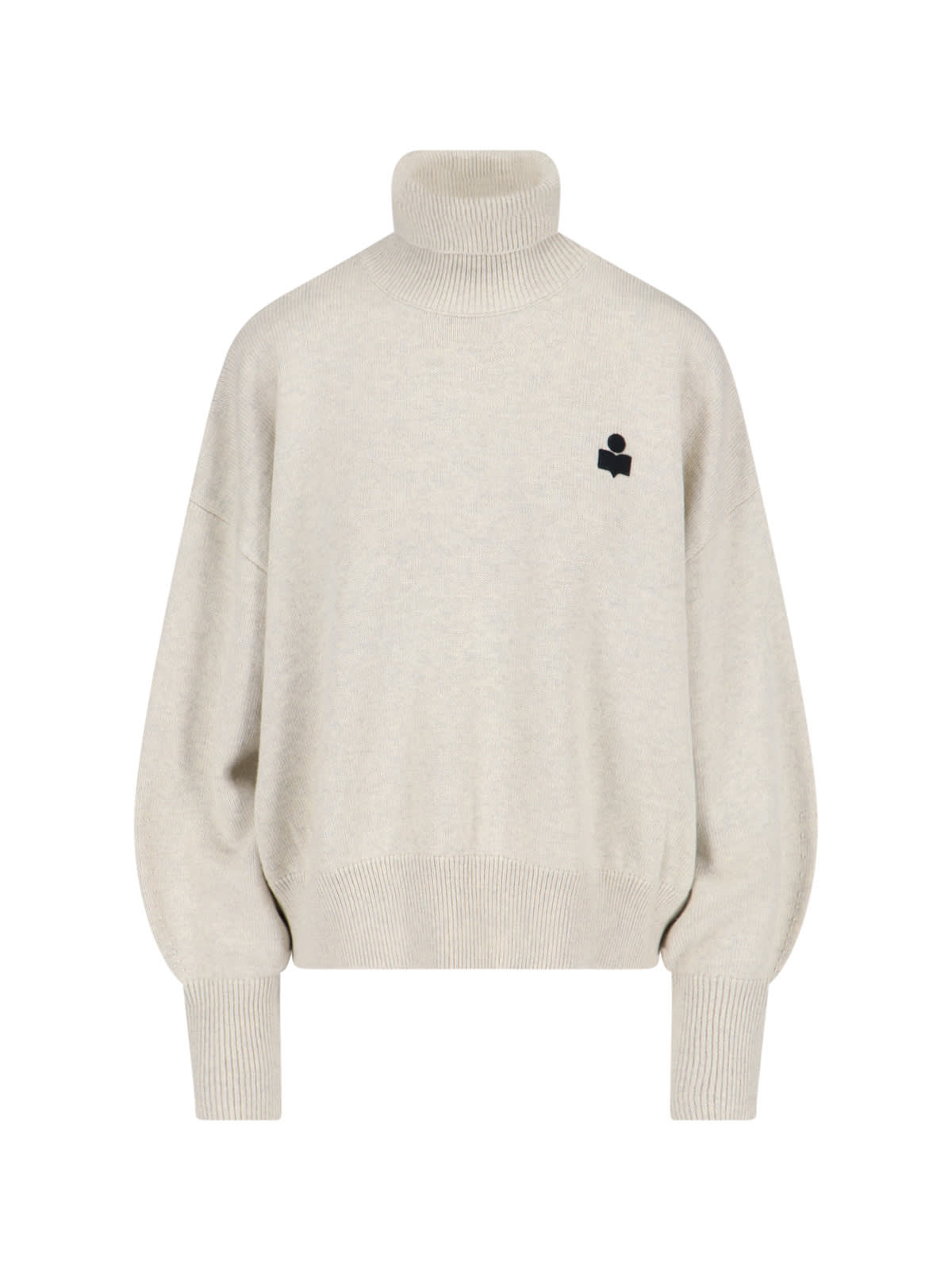Isabel Marant Étoile Marant Etoile Women Grey Cotton And Wool Nasha Sweater In Gray