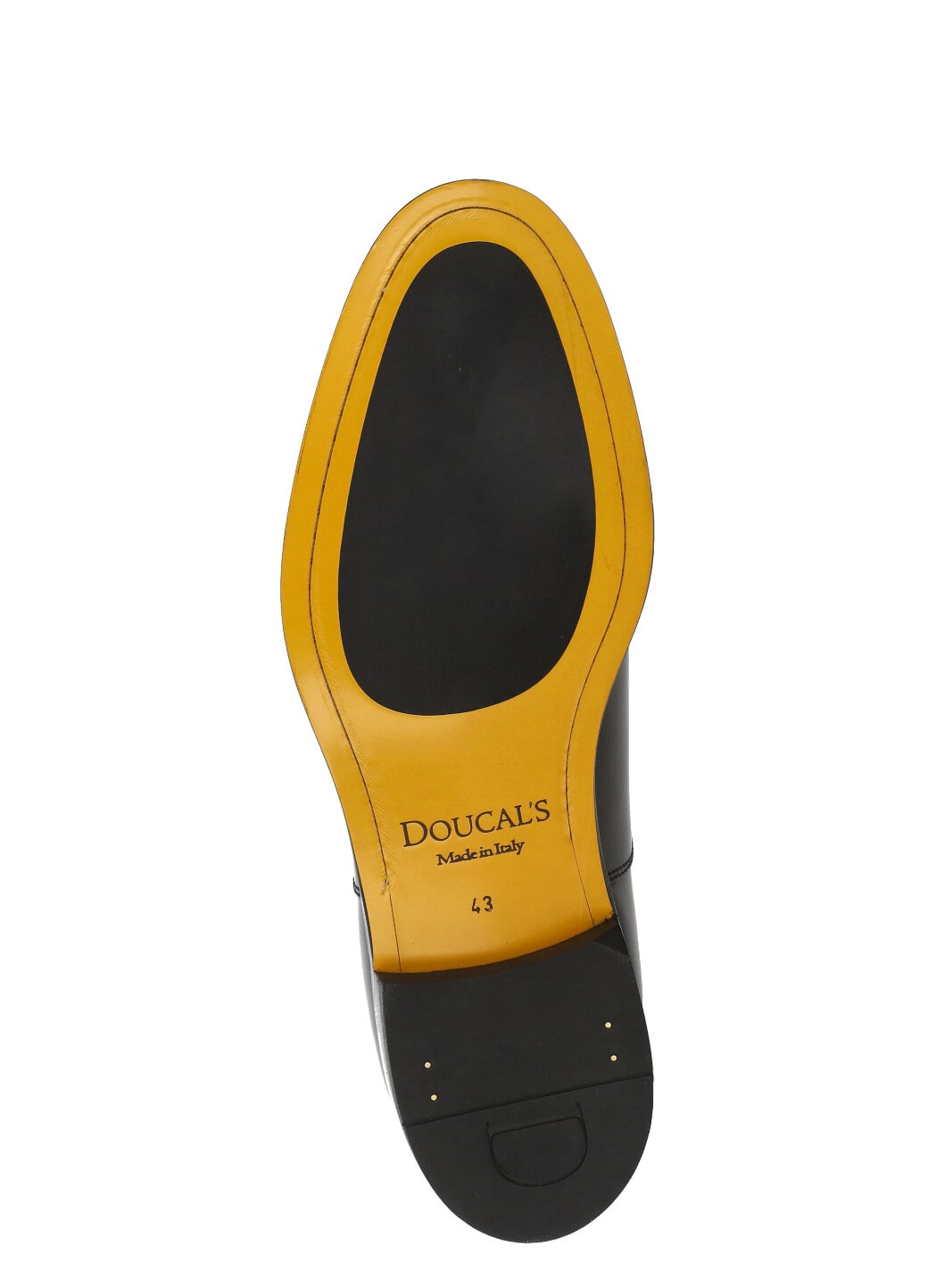 Doucal's High-shine Black Oxford Shoes With Lace-up Fastening In Black