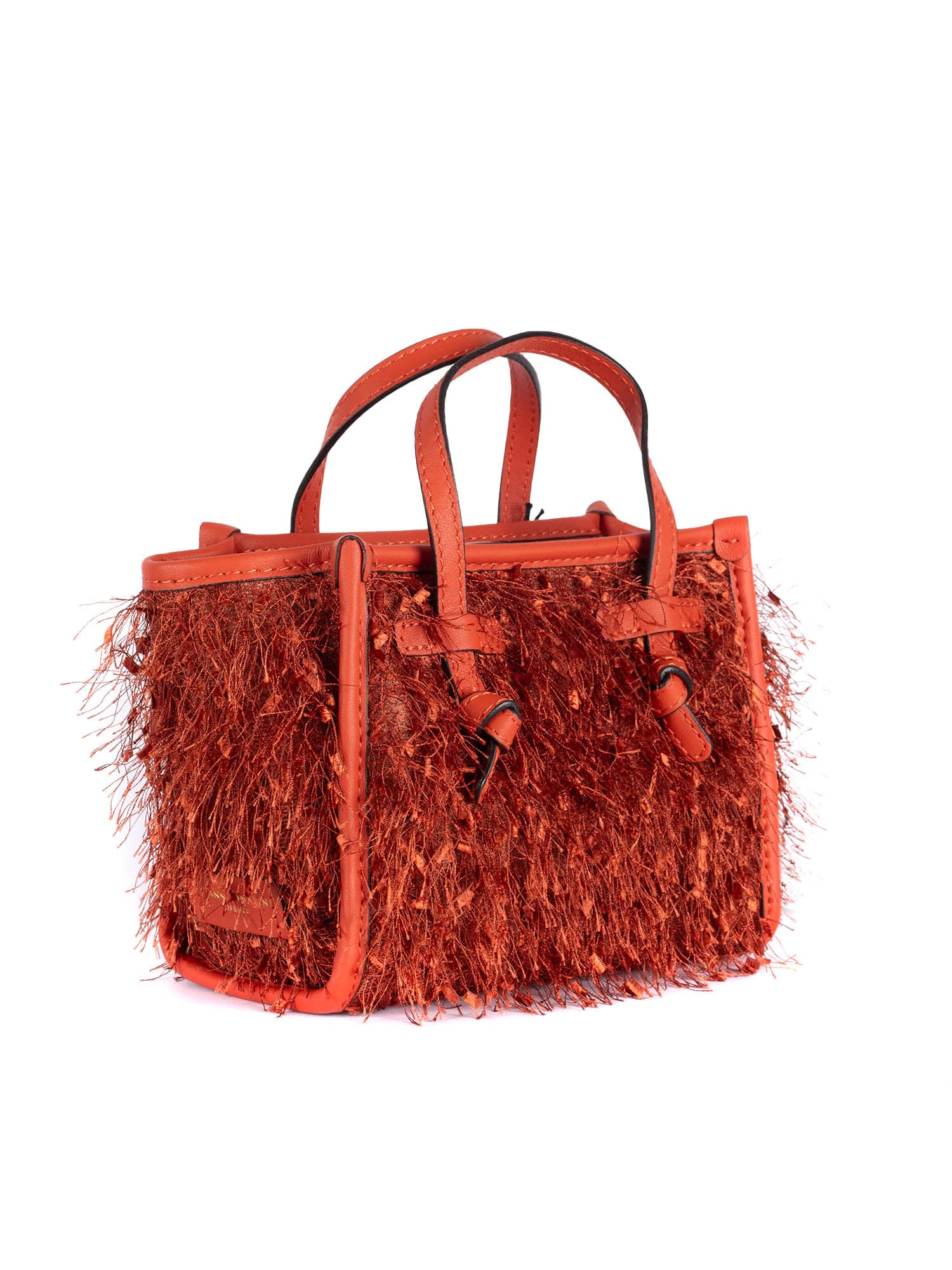 Gianni Chiarini Leather And Fabric Bag