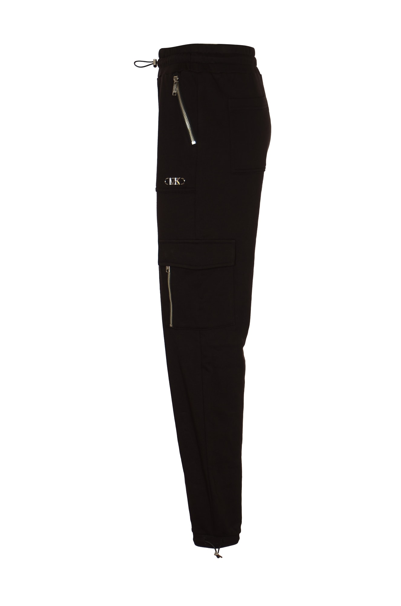 Shop Michael Kors Utility Track Pants In Black