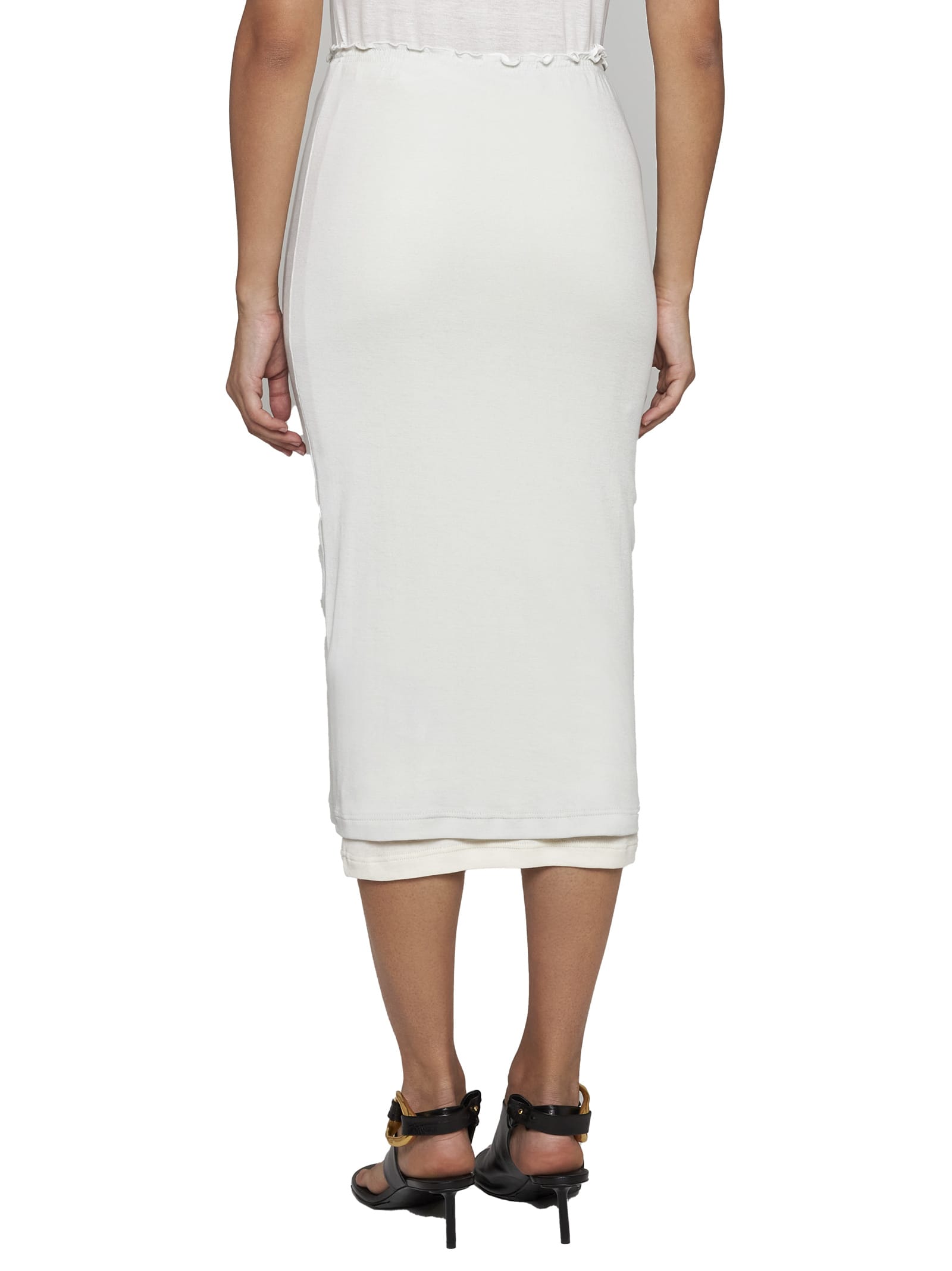 Shop Jil Sander Skirt In Polar