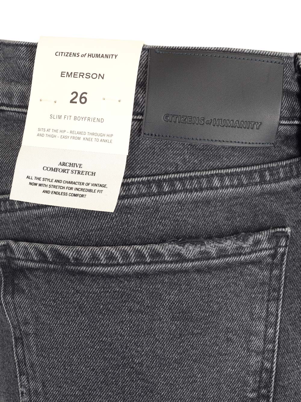 Shop Citizens Of Humanity Emerson Slim-fit Jeans In Black