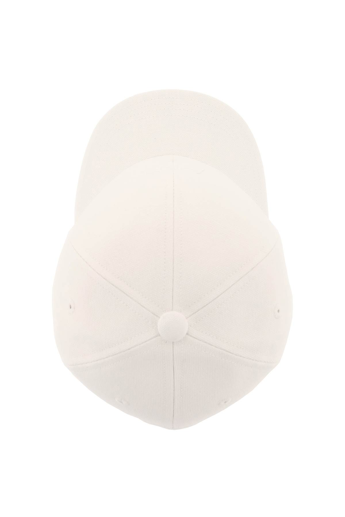 Apc Charlie Logo-embroidered Baseball Cap In Blanc (white)