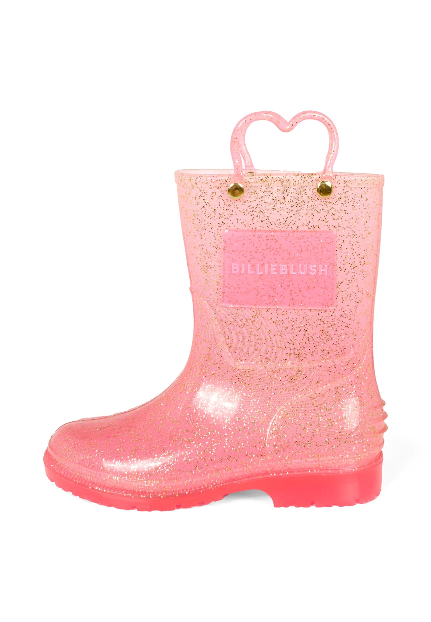 Billieblush Pink Rain Boots For Girl With Logo In Pink