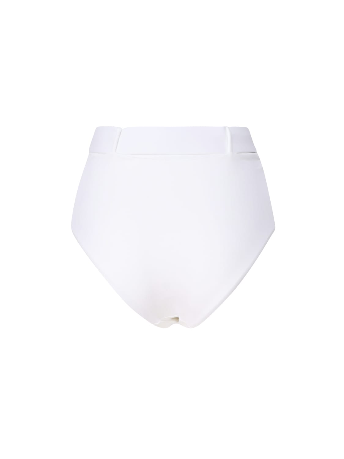 Shop Moschino Swimsuit With Integrated Belt In White
