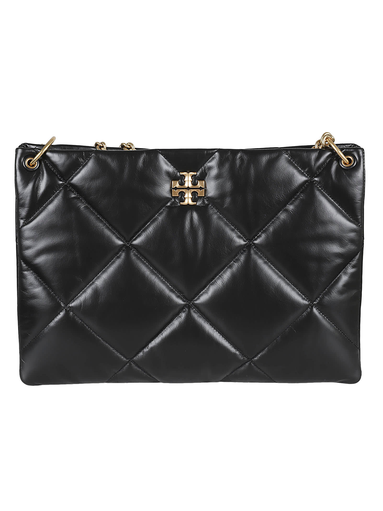 Shop Tory Burch Kira Diamond Clutch In Black