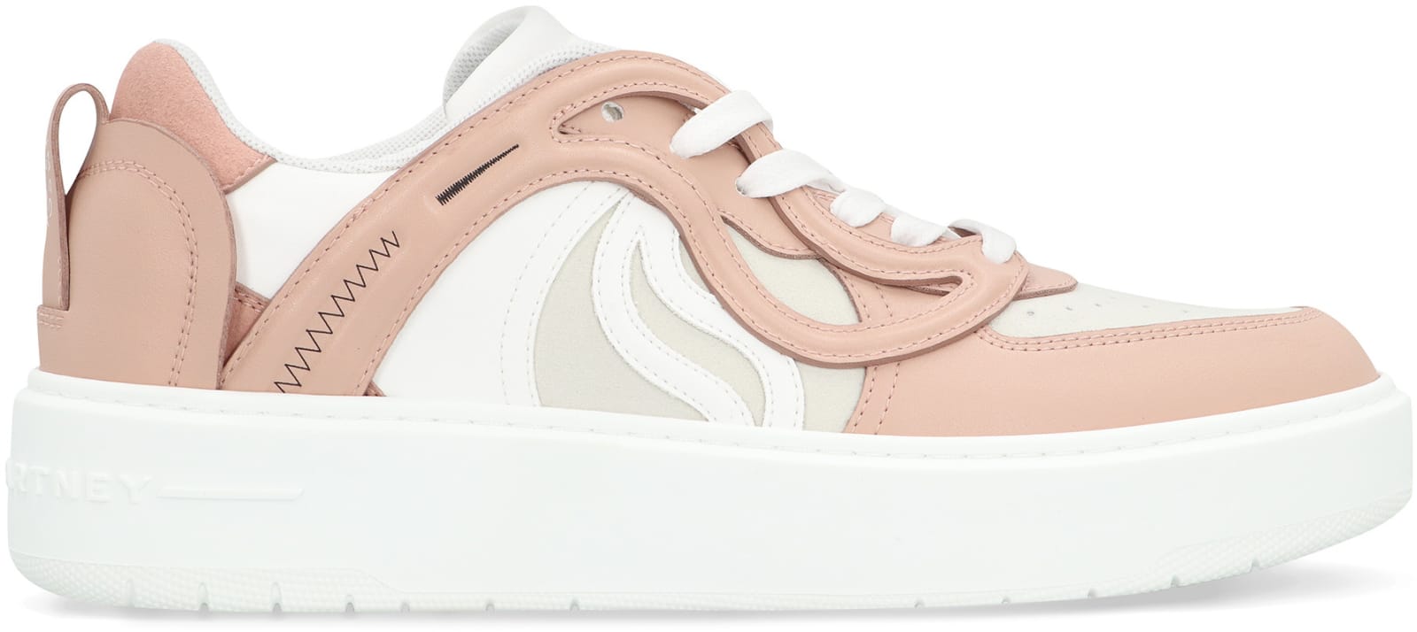 Shop Stella Mccartney S-wave 1 Low-top Sneakers In White