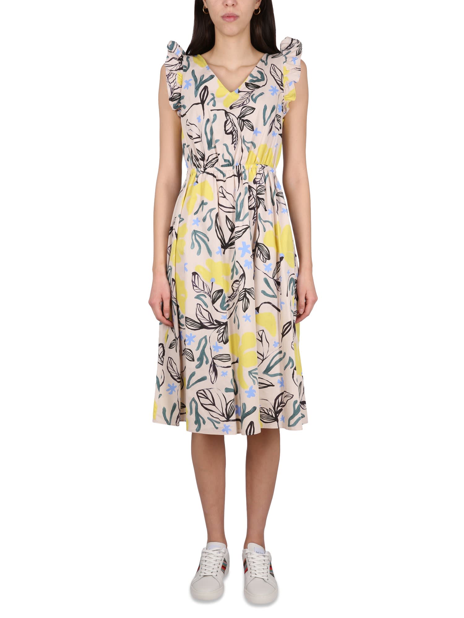 PS BY PAUL SMITH DRESS WITH PRINT
