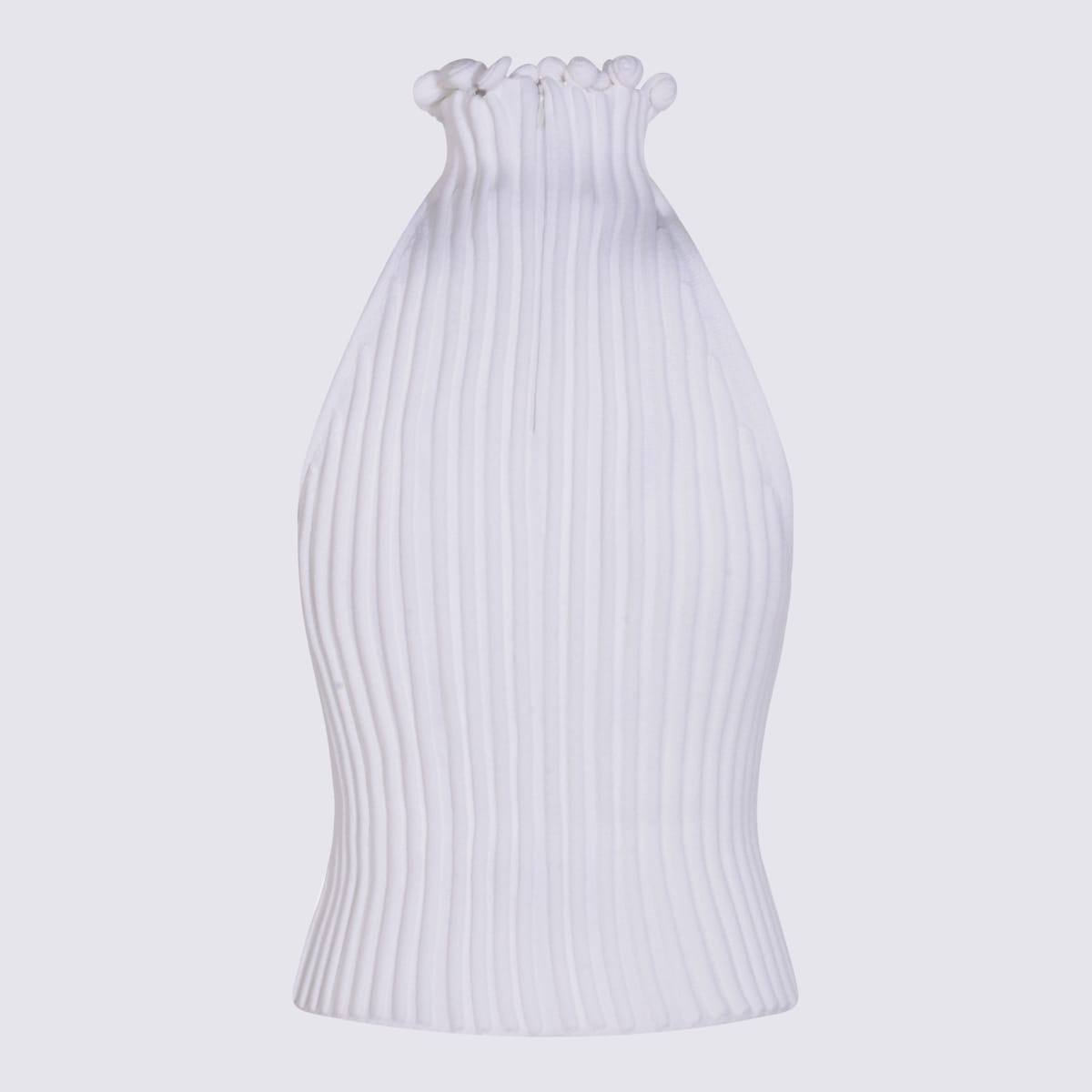 Alaïa White Viscose Top In Multi