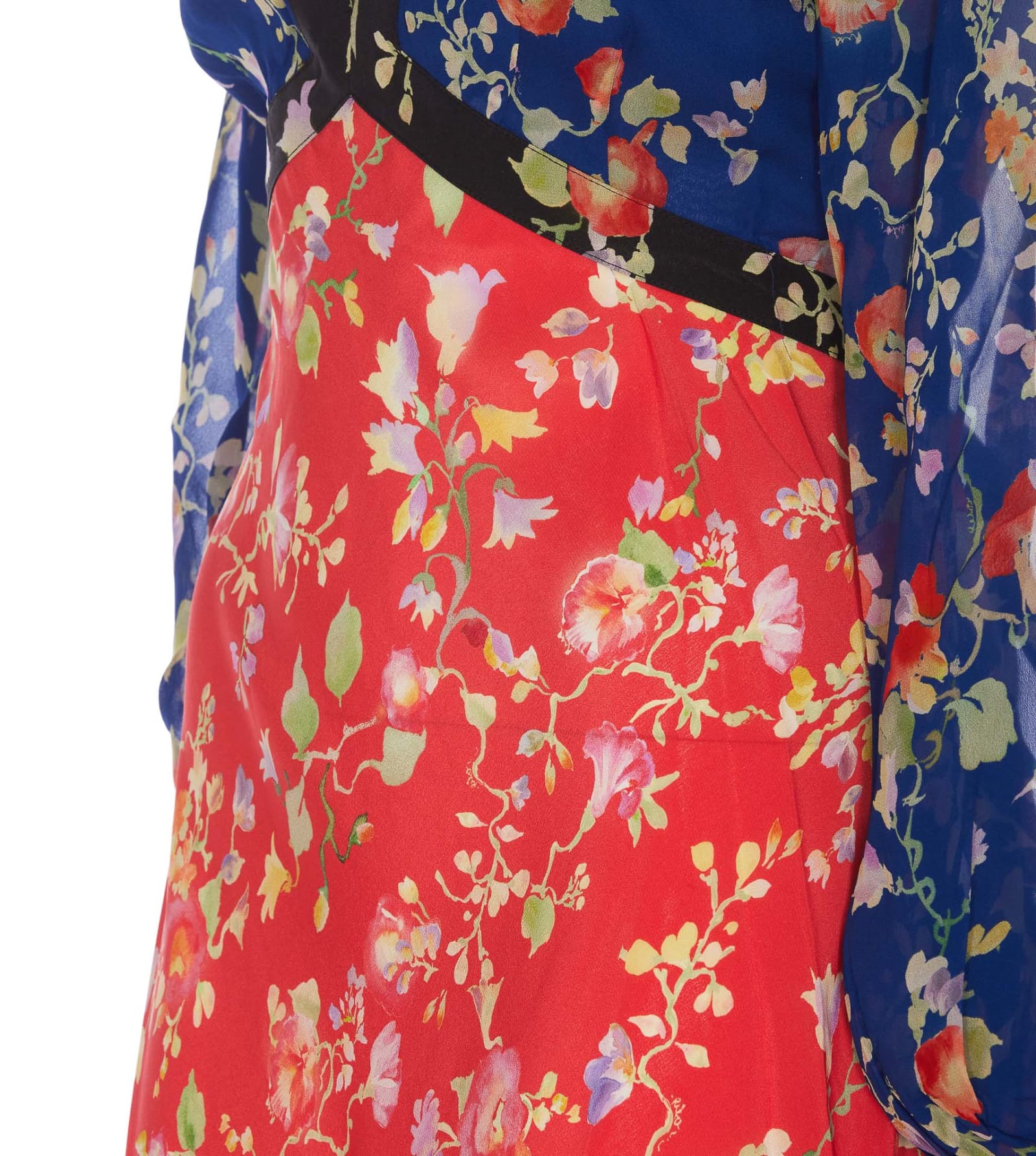 Shop Rixo London Ayla Midi Dress In Multicolour