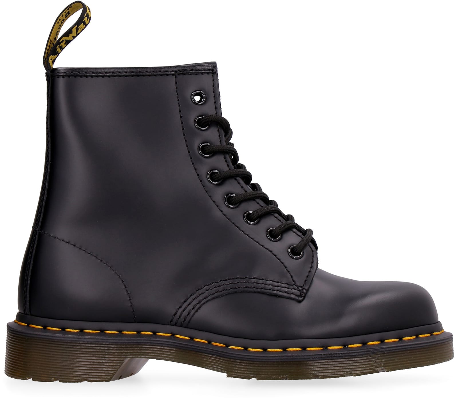 Shop Dr. Martens 1460 Leather Combat Boots In Black