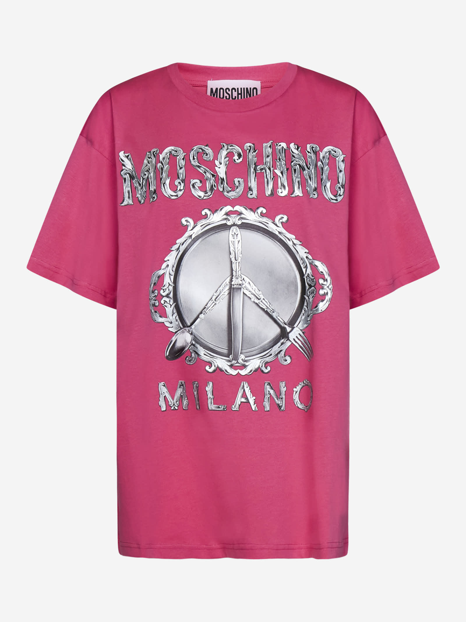 Moschino Cutlery Logo T-shirt