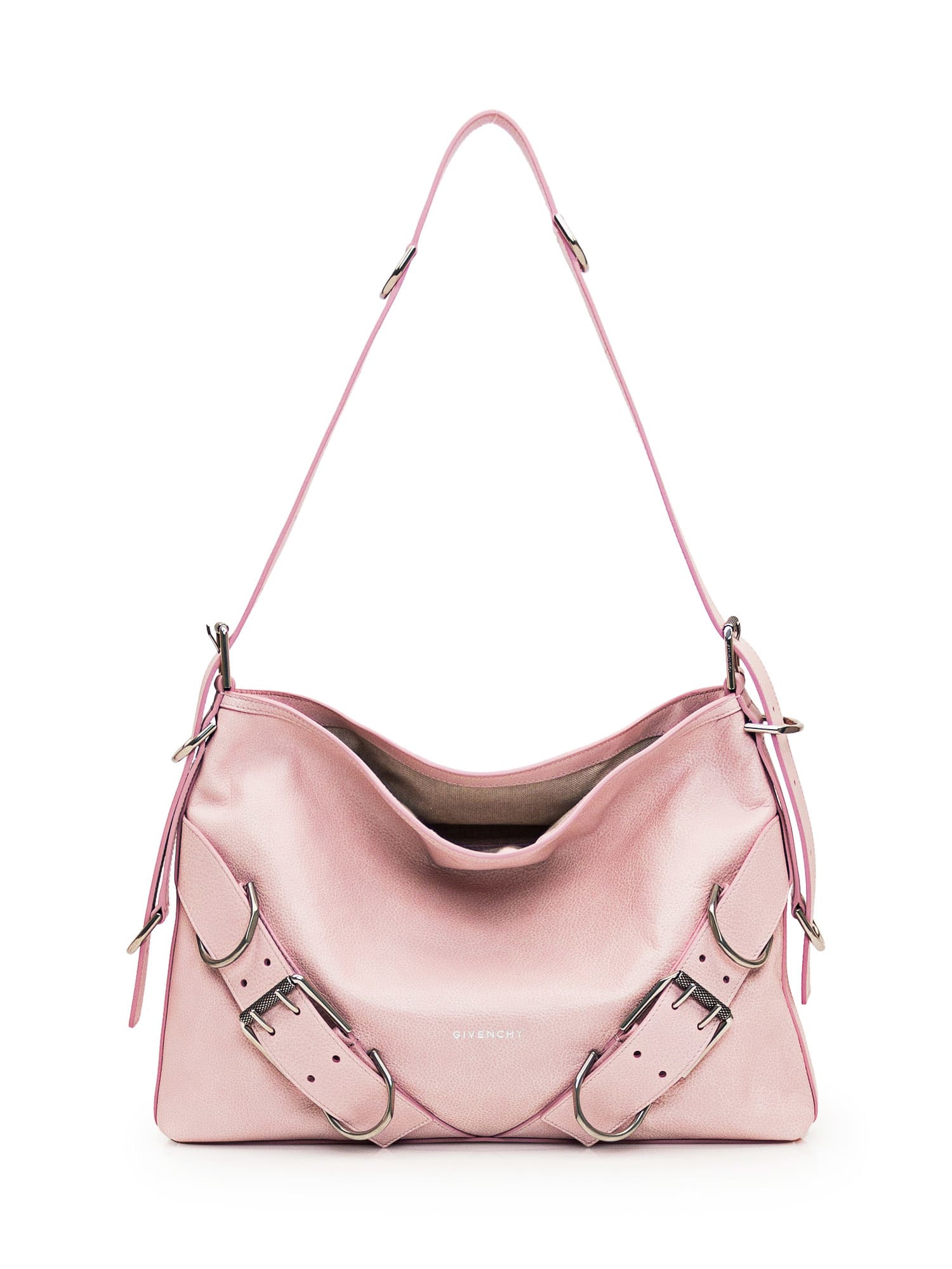 Shop Givenchy Voyou Boyfriend Medium Bag In Old Pink