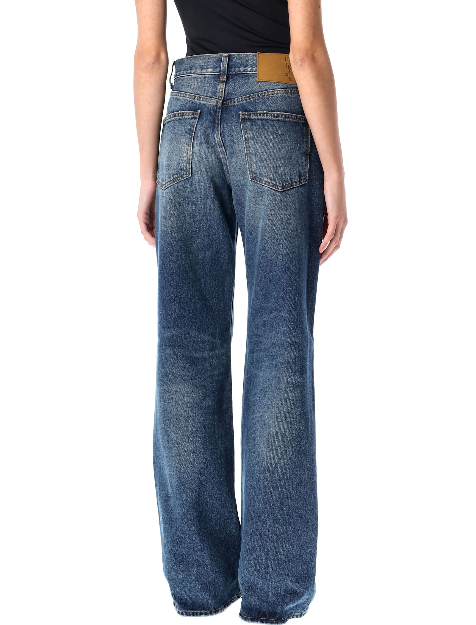 Shop Haikure Korea Jeans In Blue