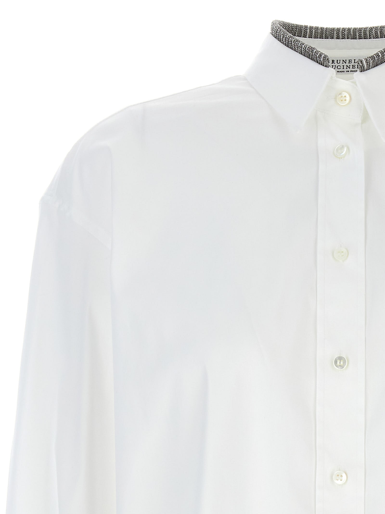 Shop Brunello Cucinelli Monile Shirt In White