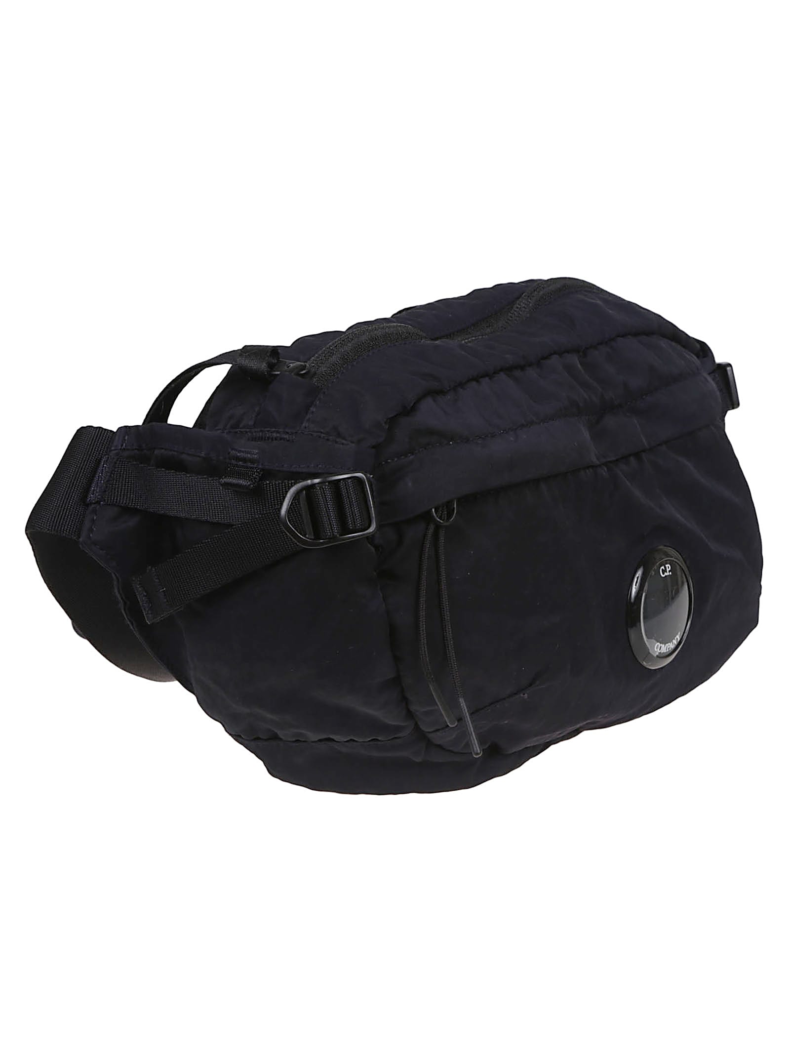 C.p. Company Black Nylon B Crossbody Pack Bag In Black